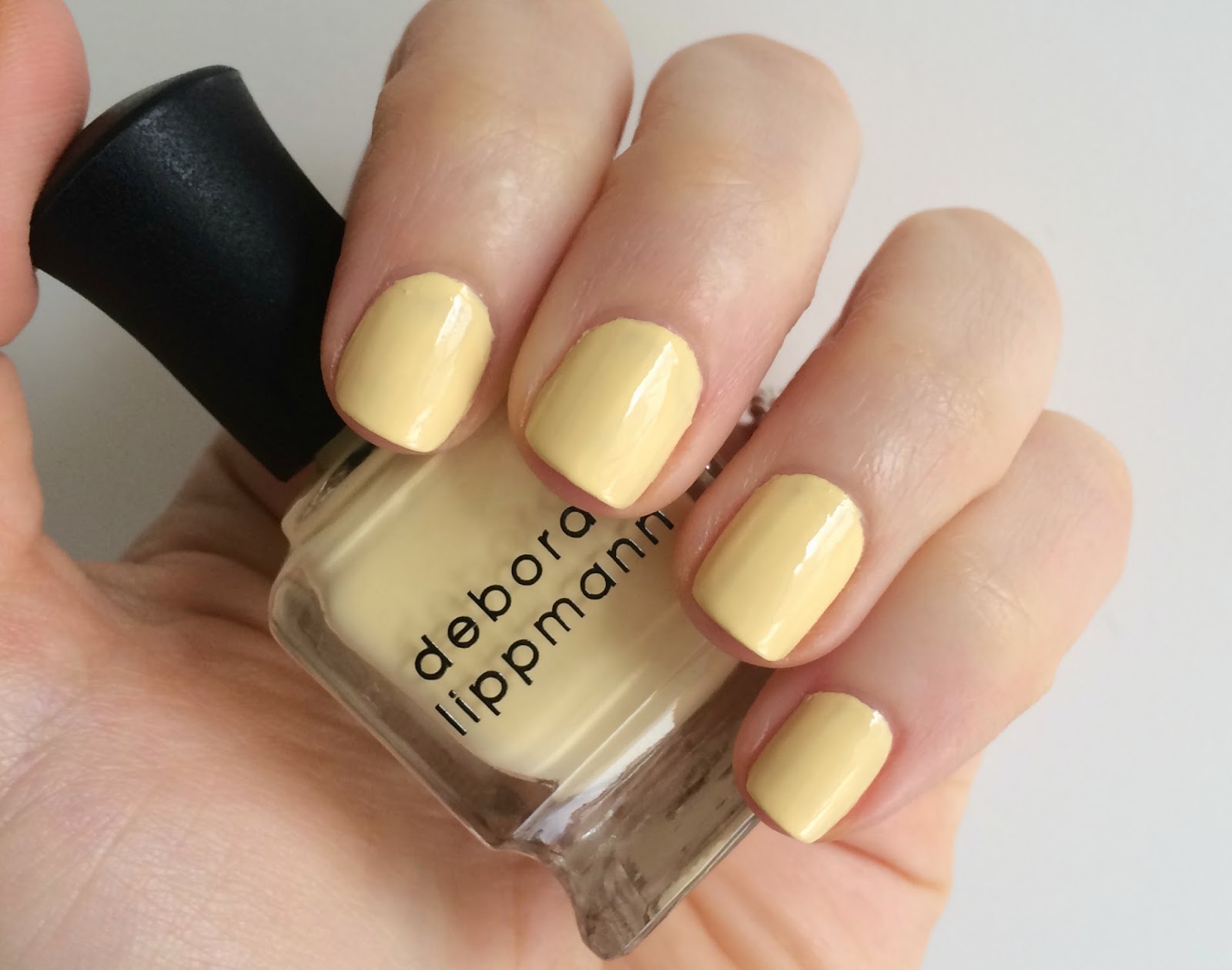 Deborah Lippmann Build Me Up Buttercup swatch