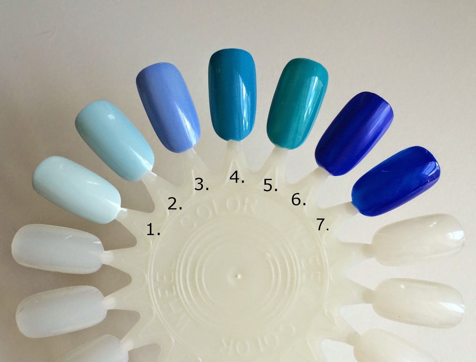blue nail polish | alittlebitetc