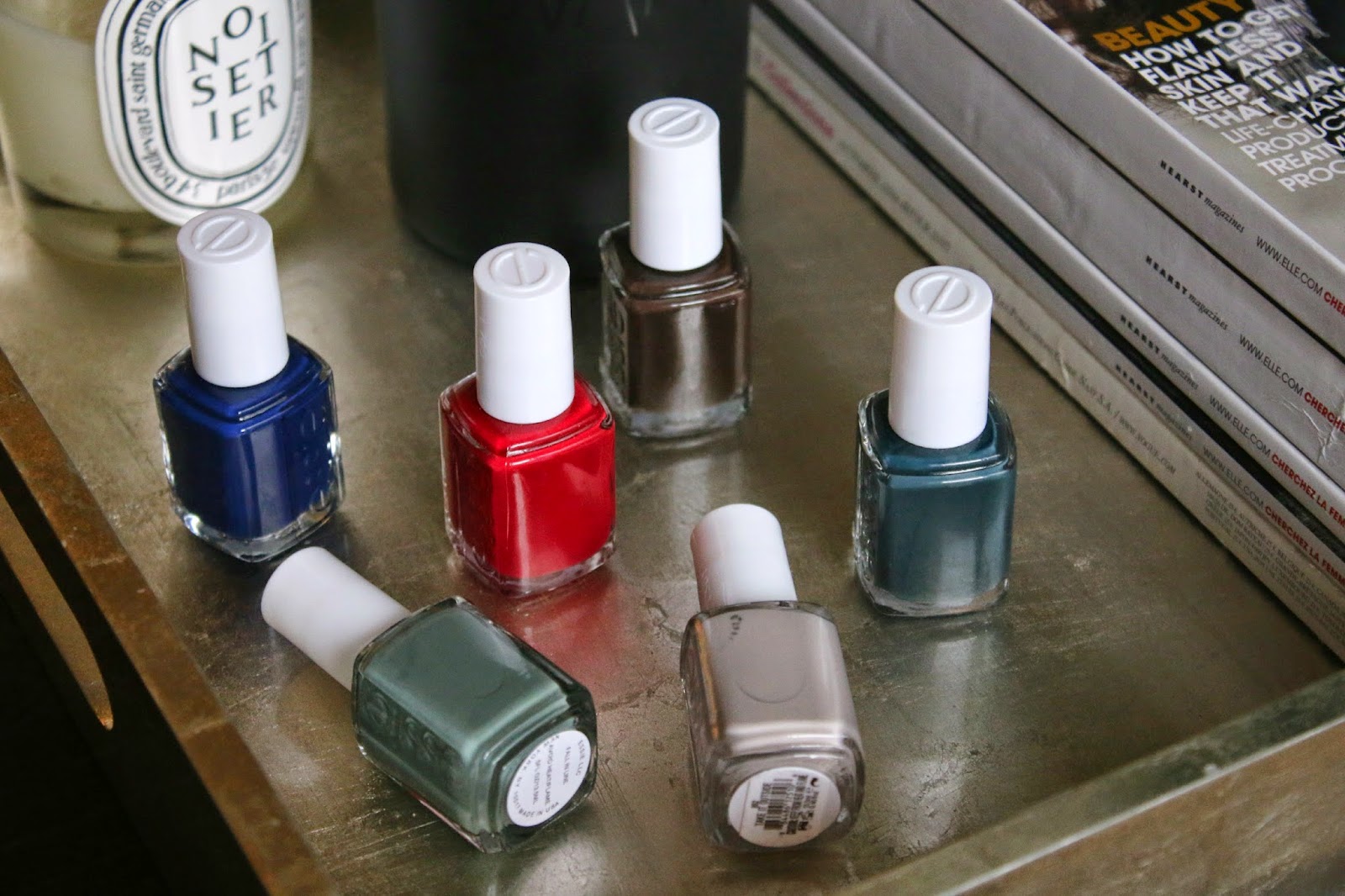 Essie Fall 2014 Collection with swatches on fair skin