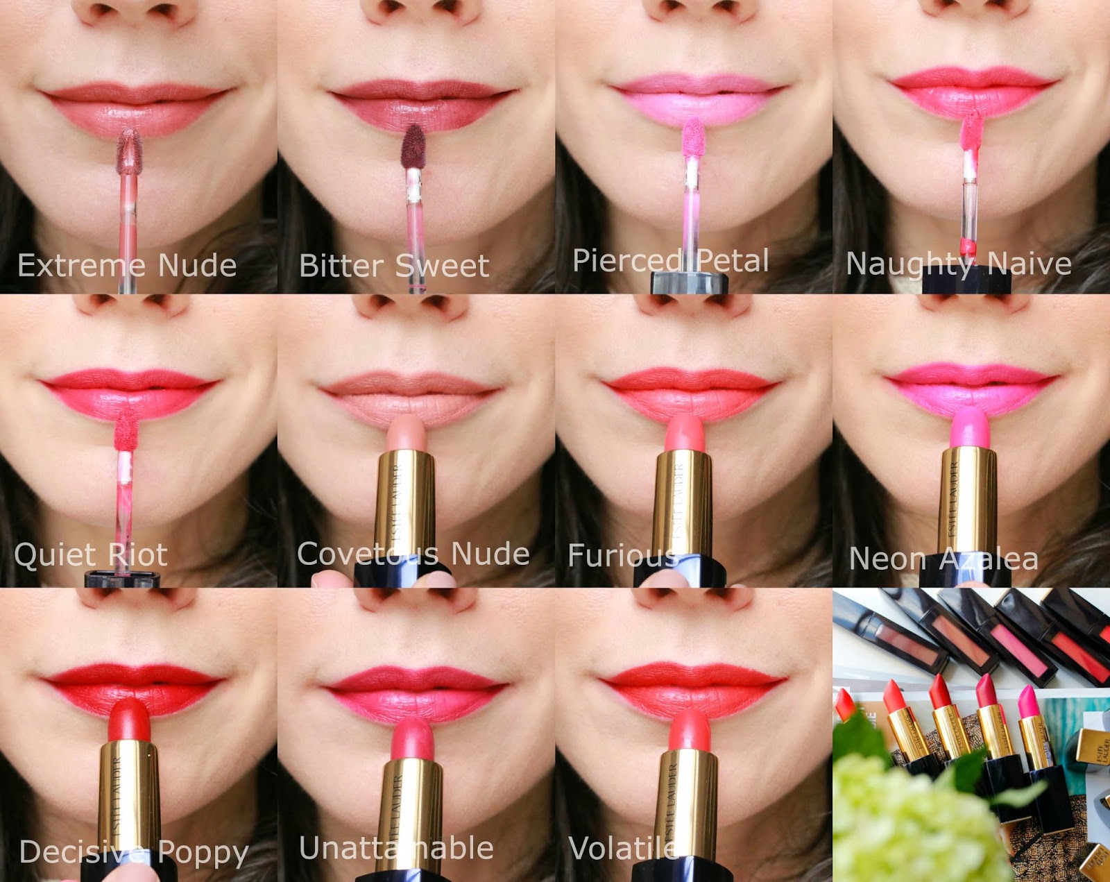 Estee Lauder Lipstick Shade Chart