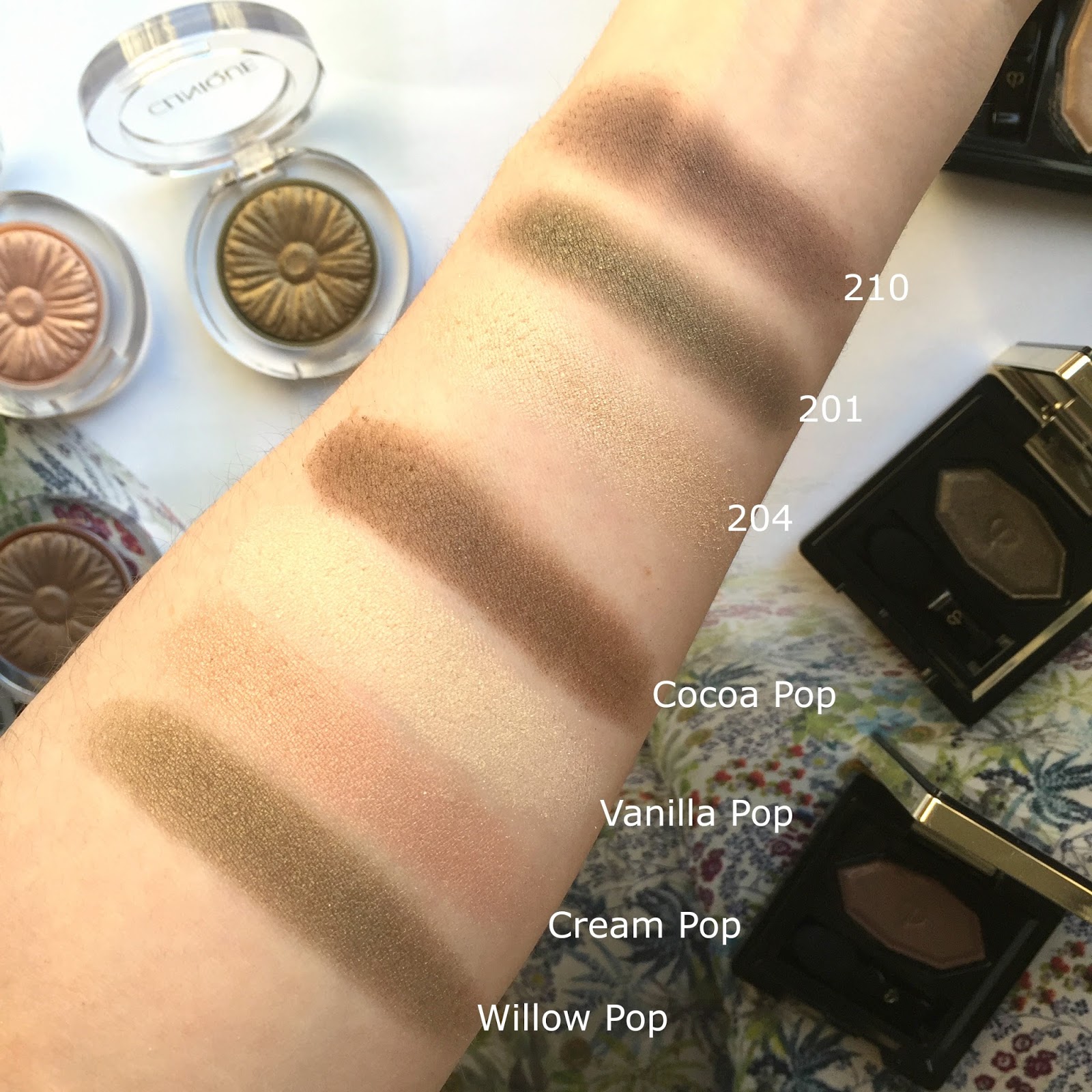 New Shadows Try Clinique and Cle Peau Beaute - alittlebitetc