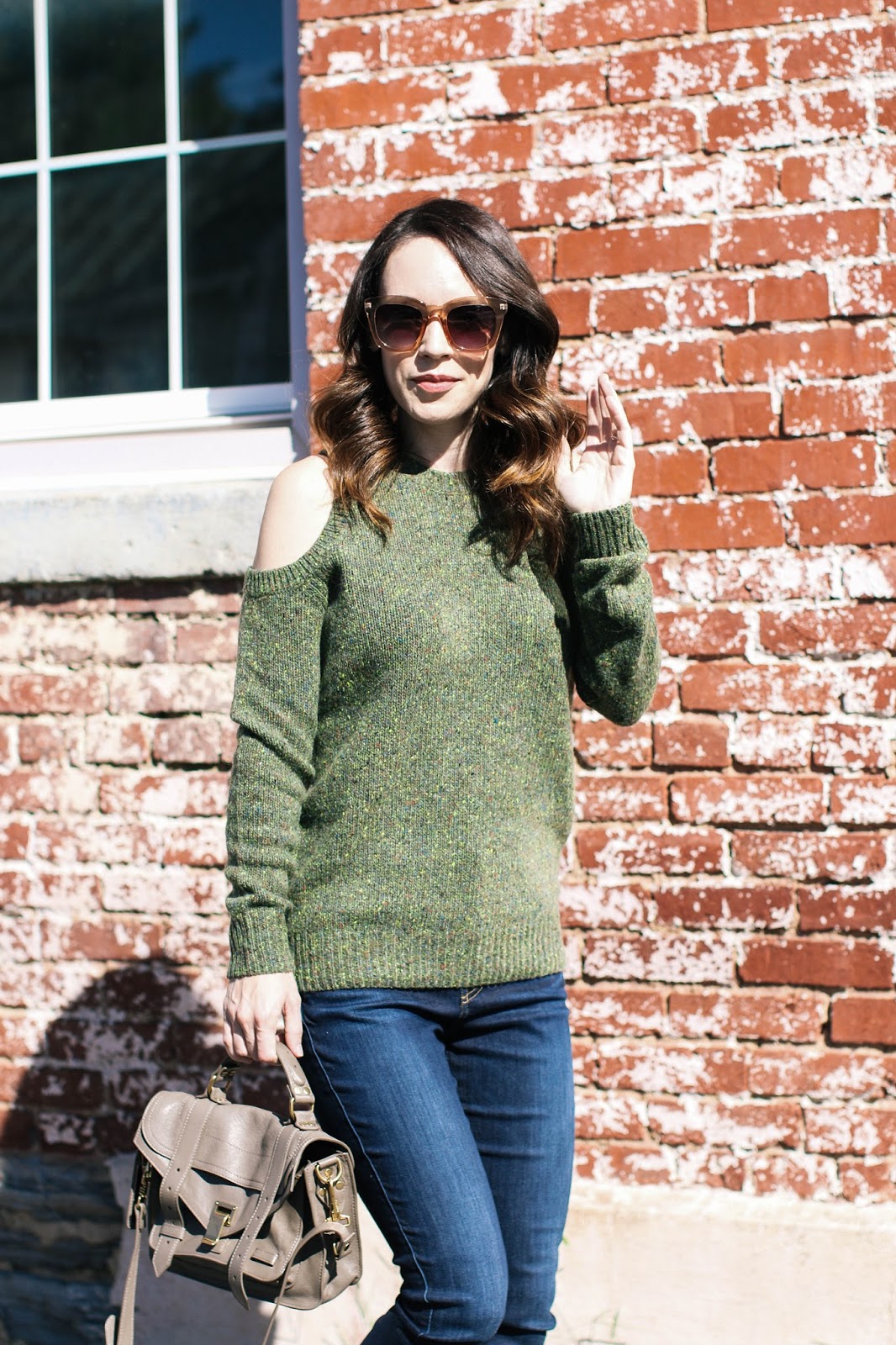 Rebecca Minkoff Cold Shoulder Sweater