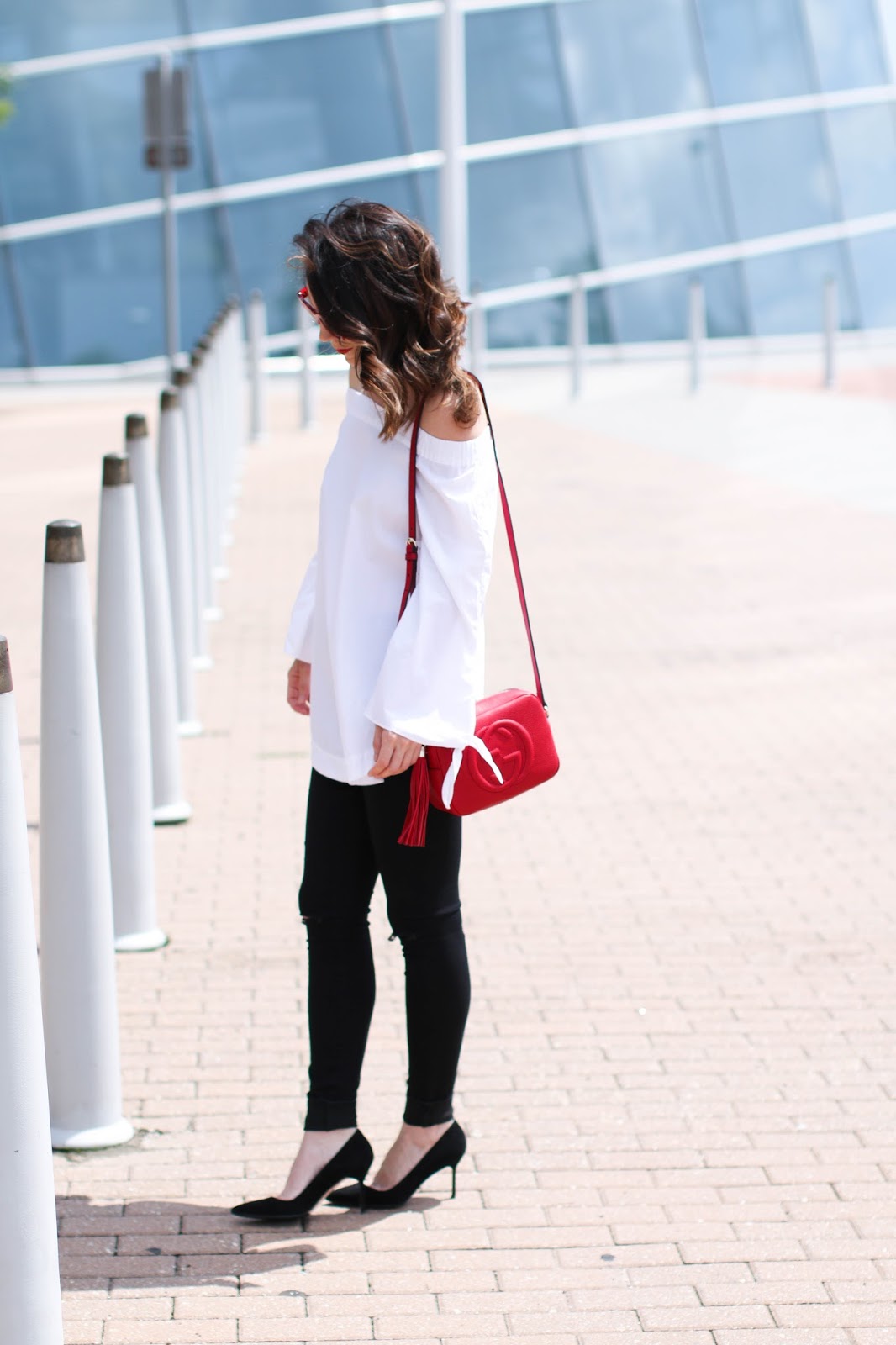 Free People Show Me Some Shoulder blouse