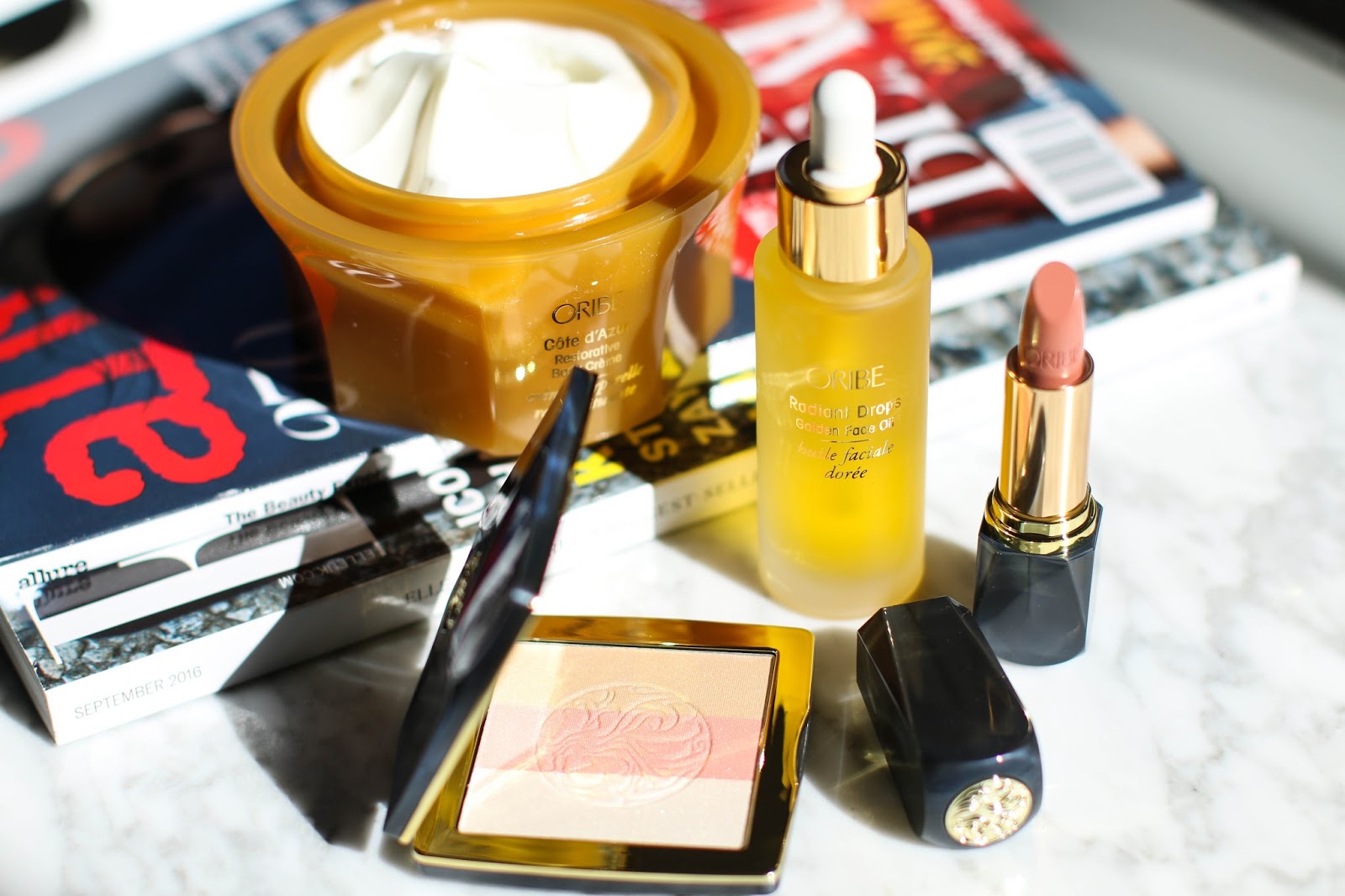 Review of the new Oribe skincare and makeup line.