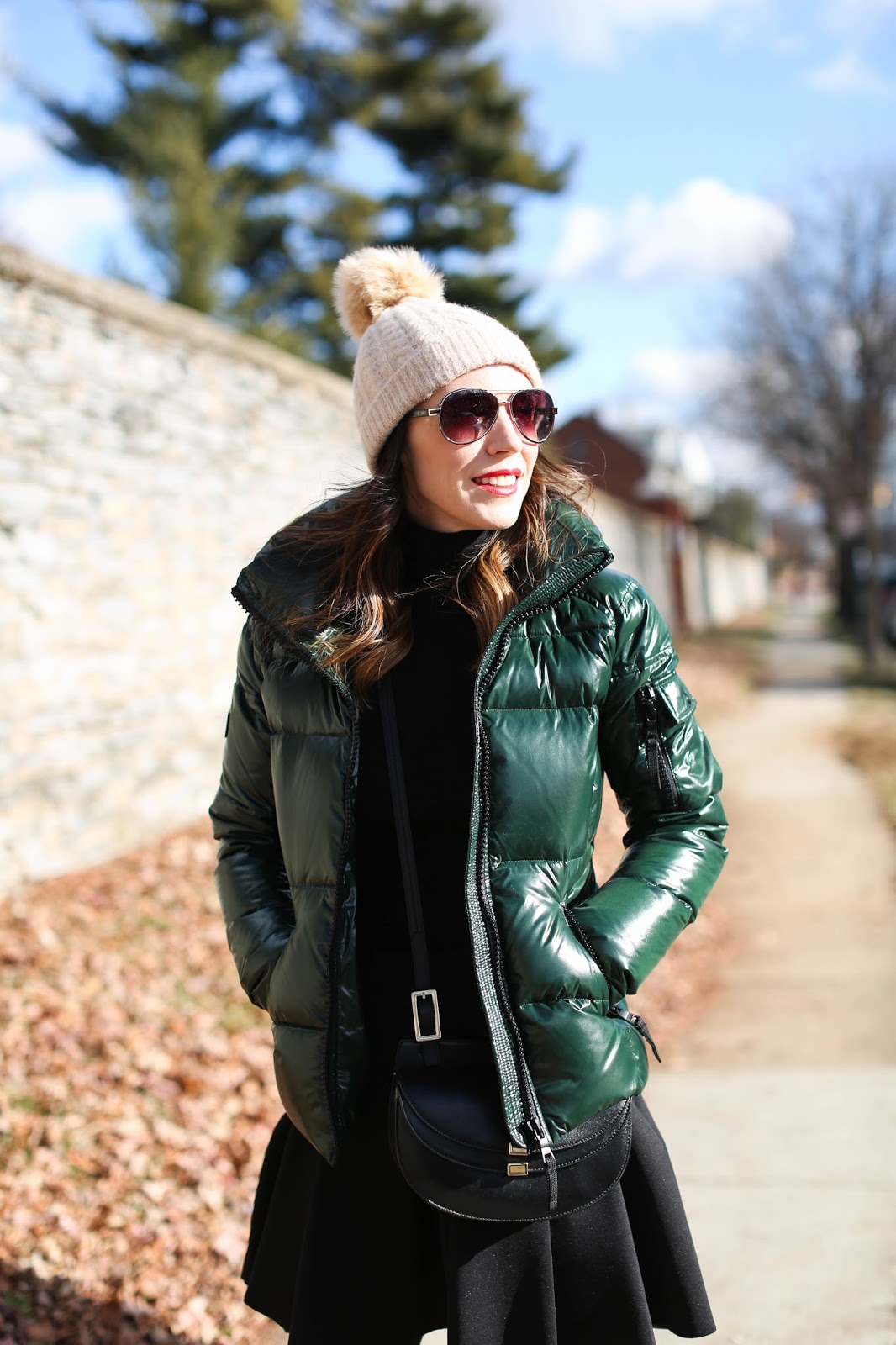 How to Dress Up a Puffer Coat | alittlebitetc