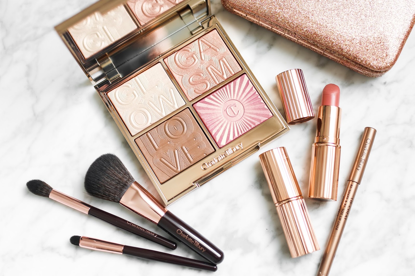 New From Charlotte Tilbury: Glowgasm Face Palette in Lightgasm - alittlebit...