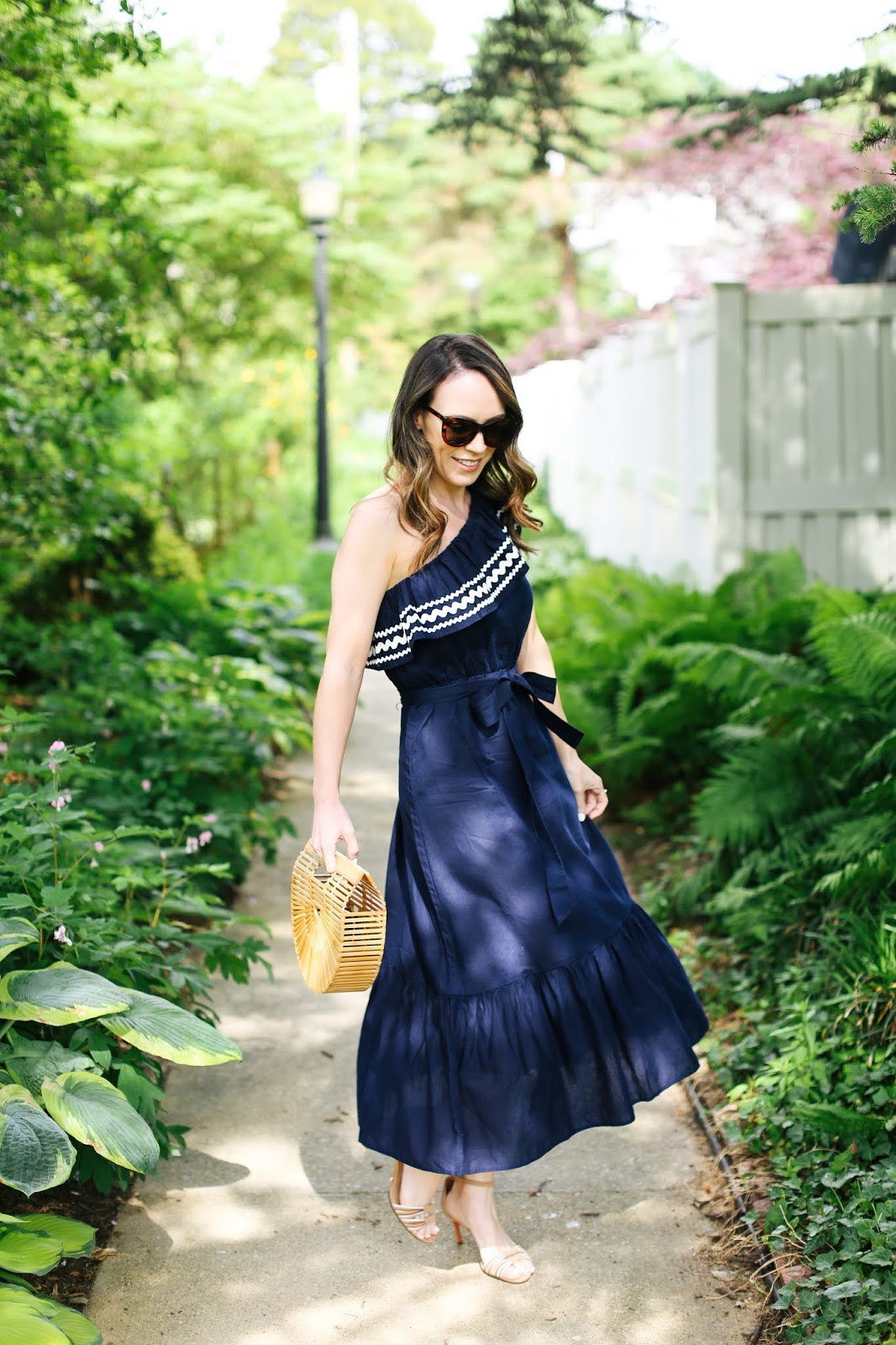 j crew one shoulder dress