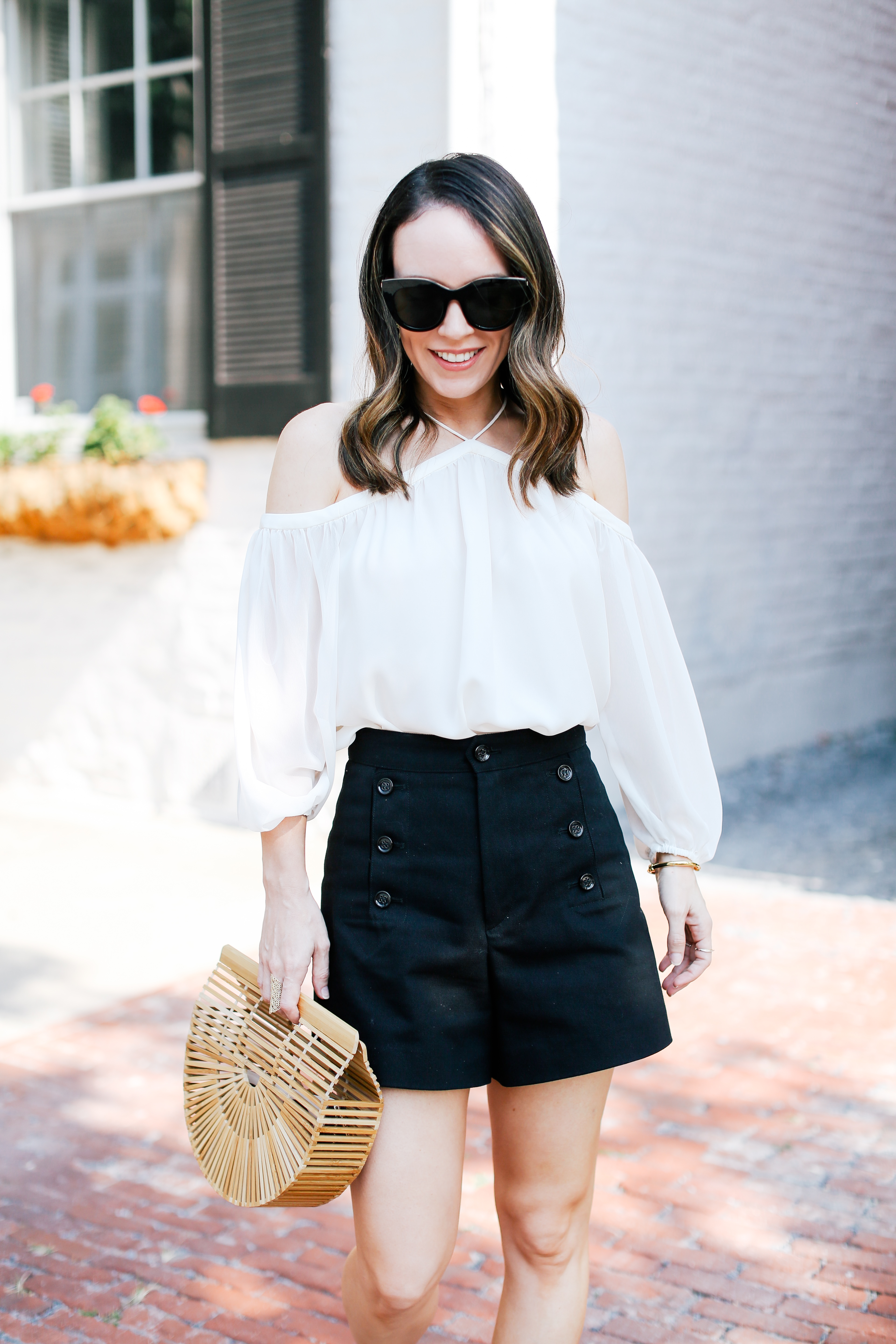 A Summer Blouse To Wear Into Fall - alittlebitetc