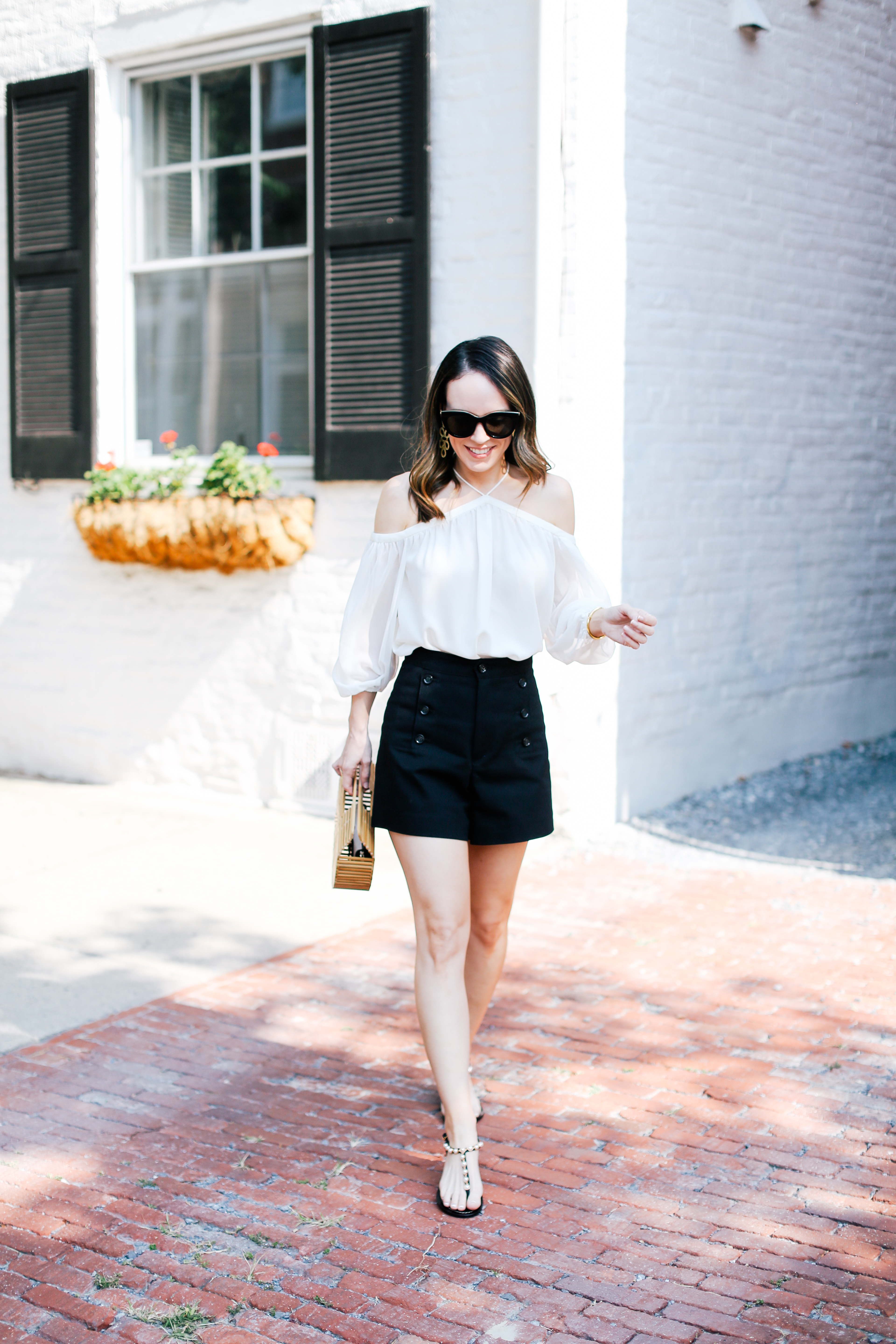 A Summer Blouse To Wear Into Fall - alittlebitetc