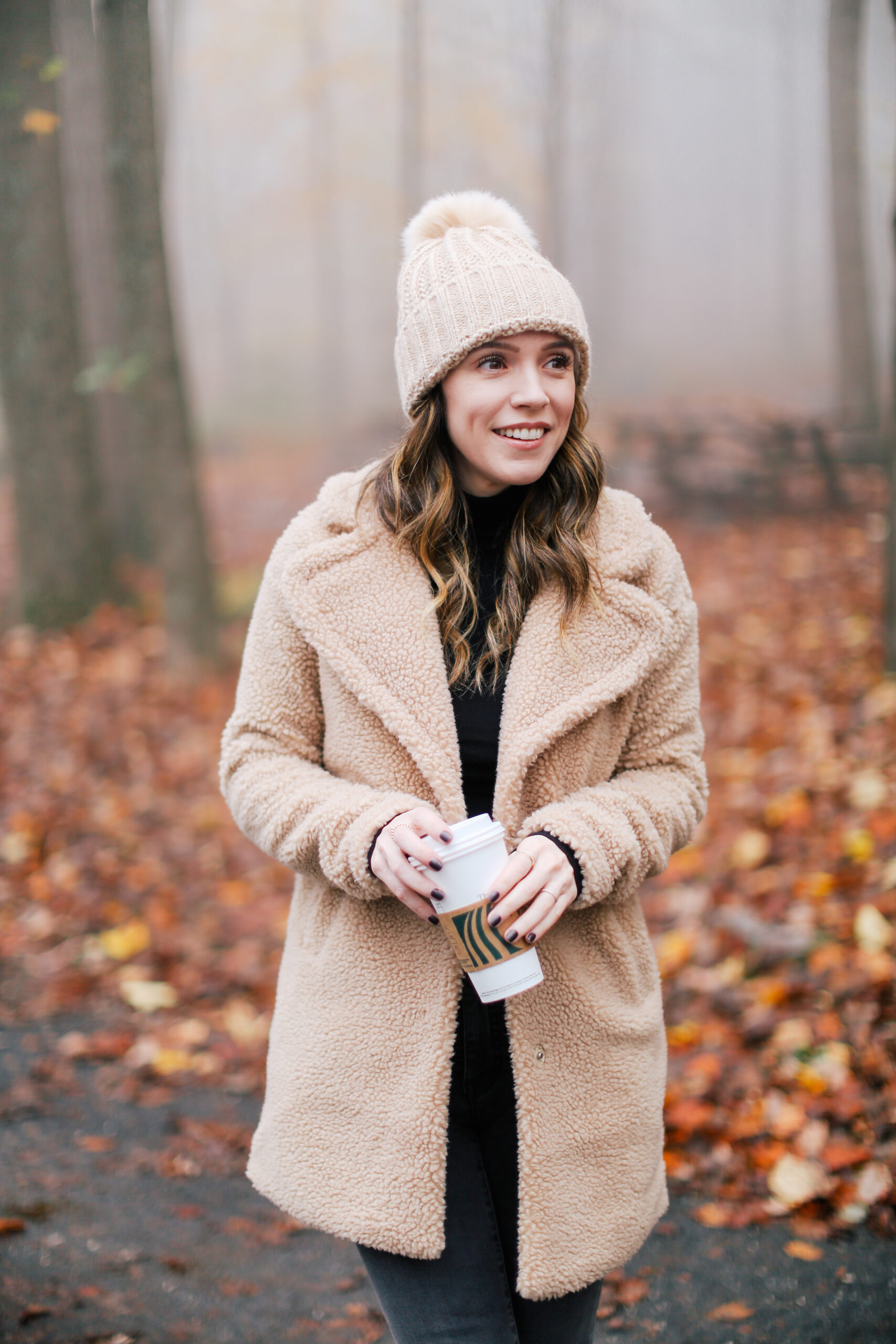 Birthday Up in the Mountains in the Coziest Teddy Coat - alittlebitetc