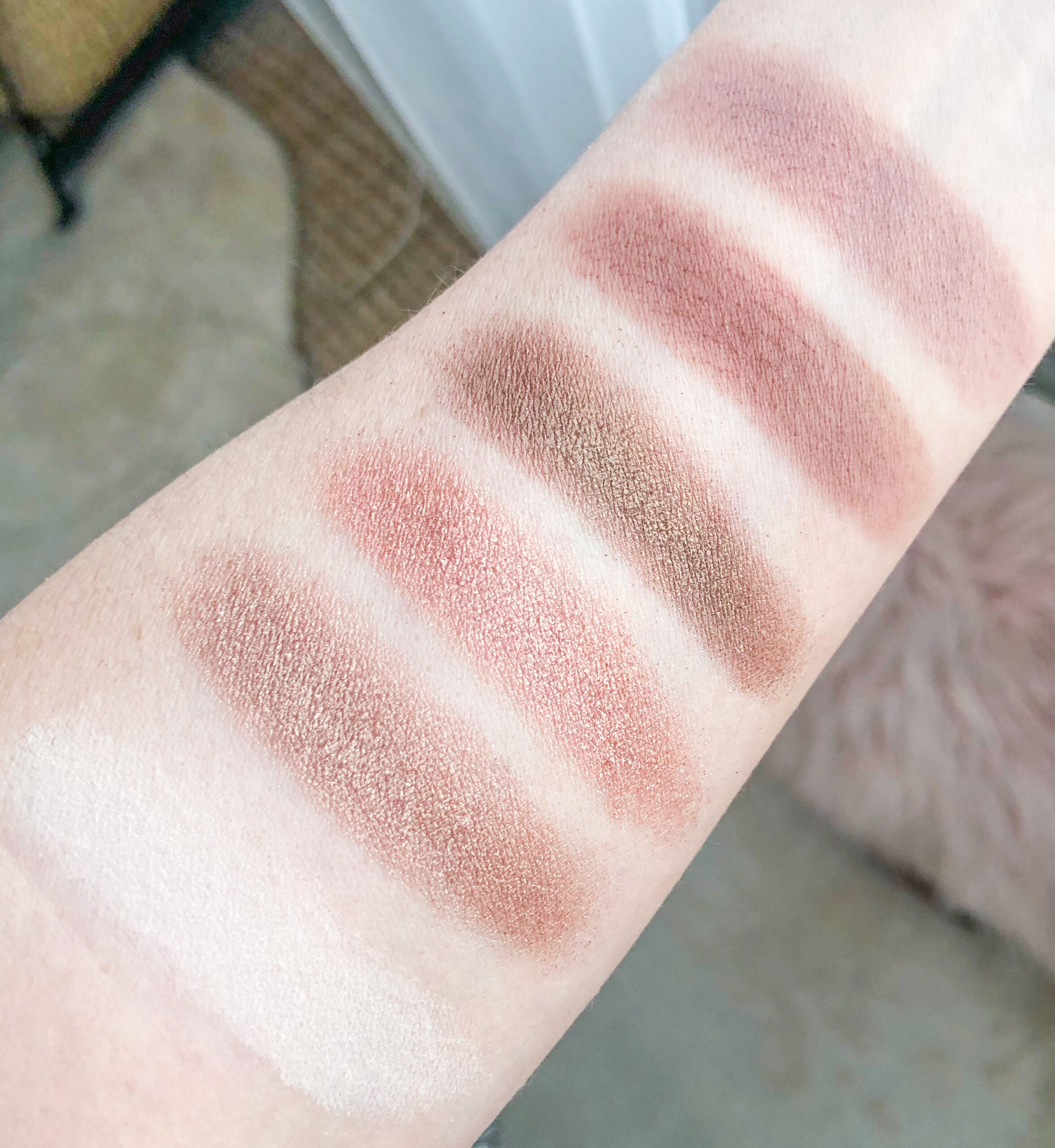 Hourglass Curator Eyeshadows swatches