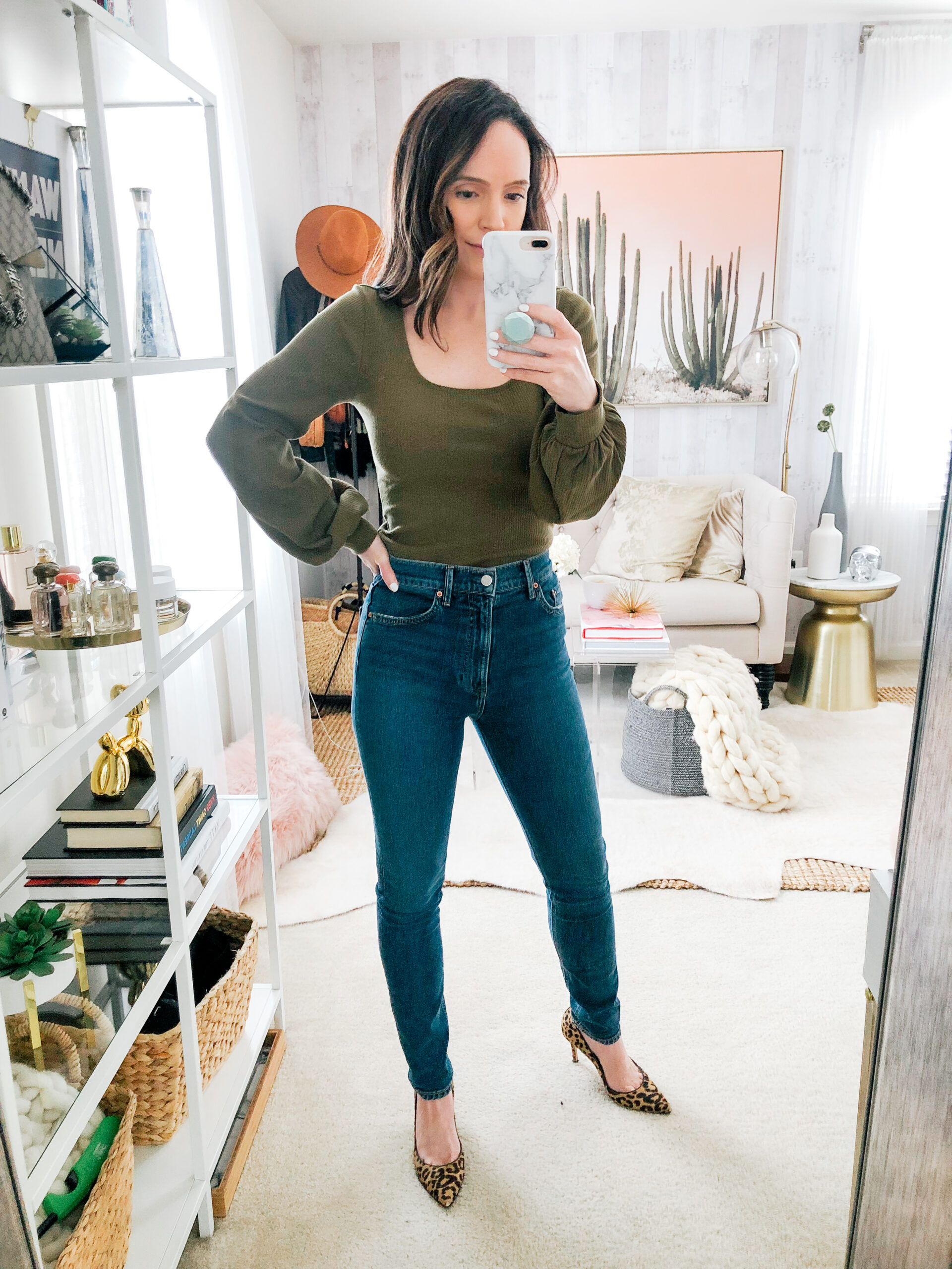 Grlfrnd Kendall High Rise Stretch Skinny