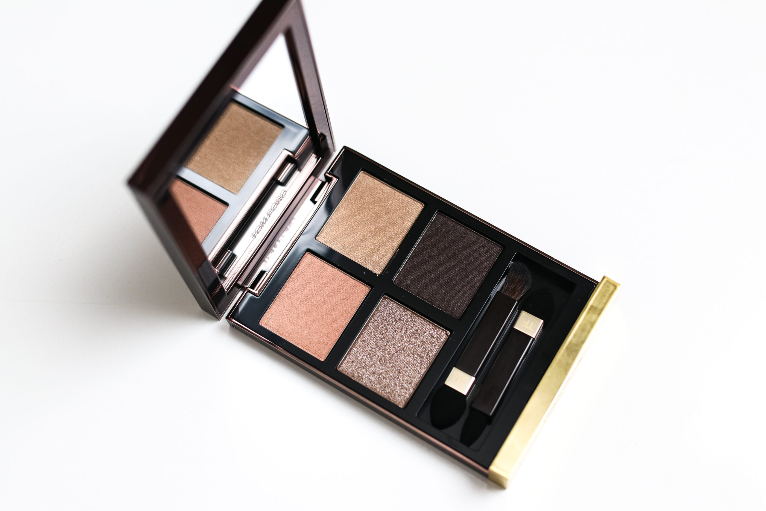 Review + Swatches: Tom Ford Creme Eye Quad in Rose Topaz | alittlebitetc