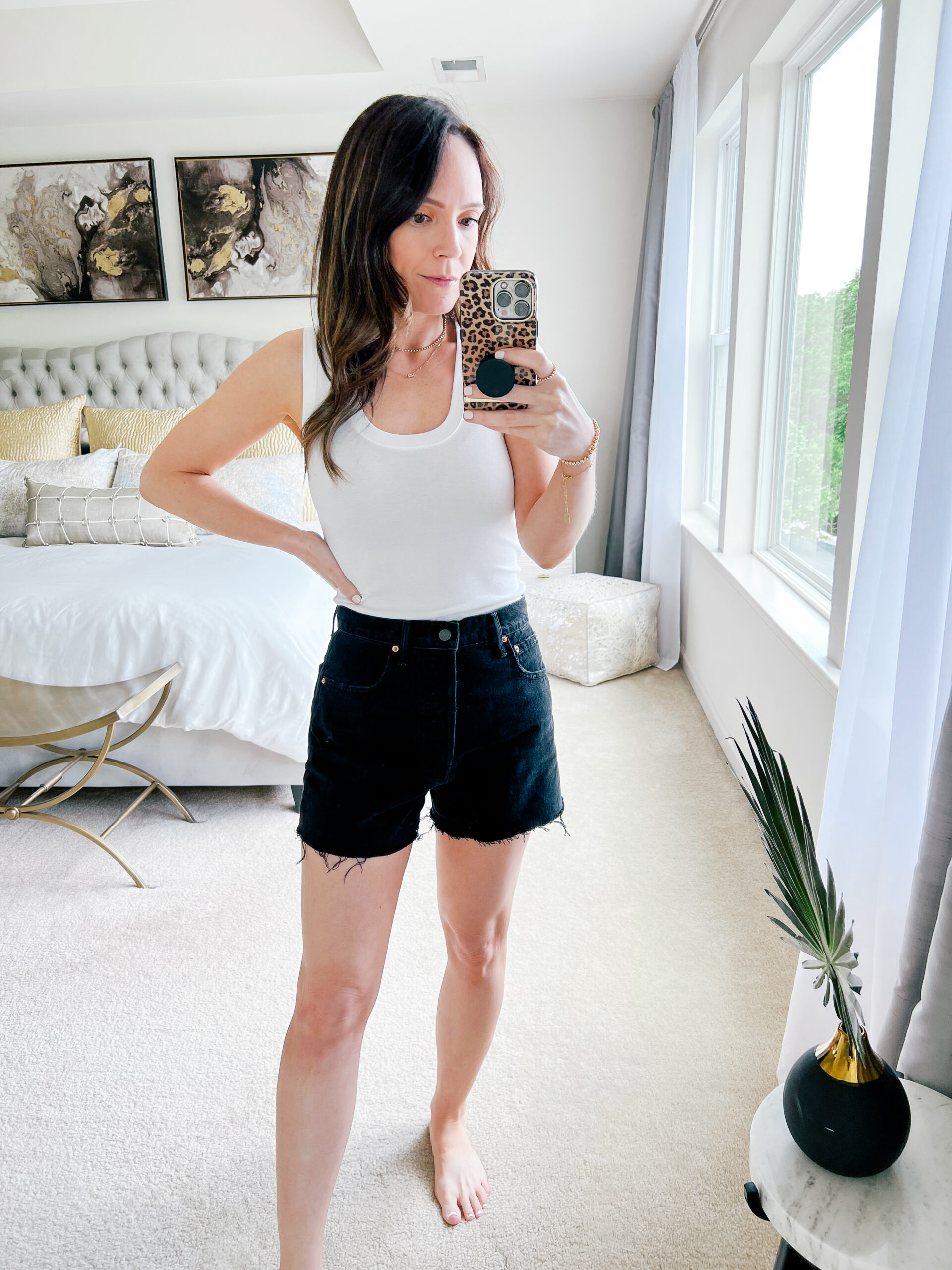 My Most Worn Denim Shorts + Review of each Pair - alittlebitetc