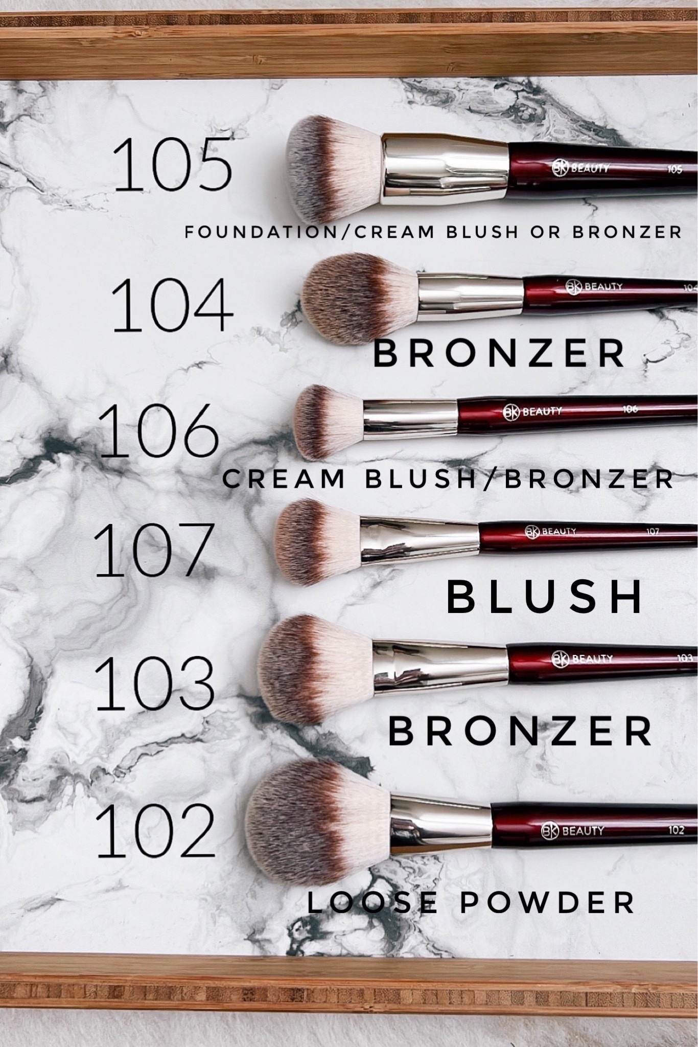 Makeup Brushes for the Face