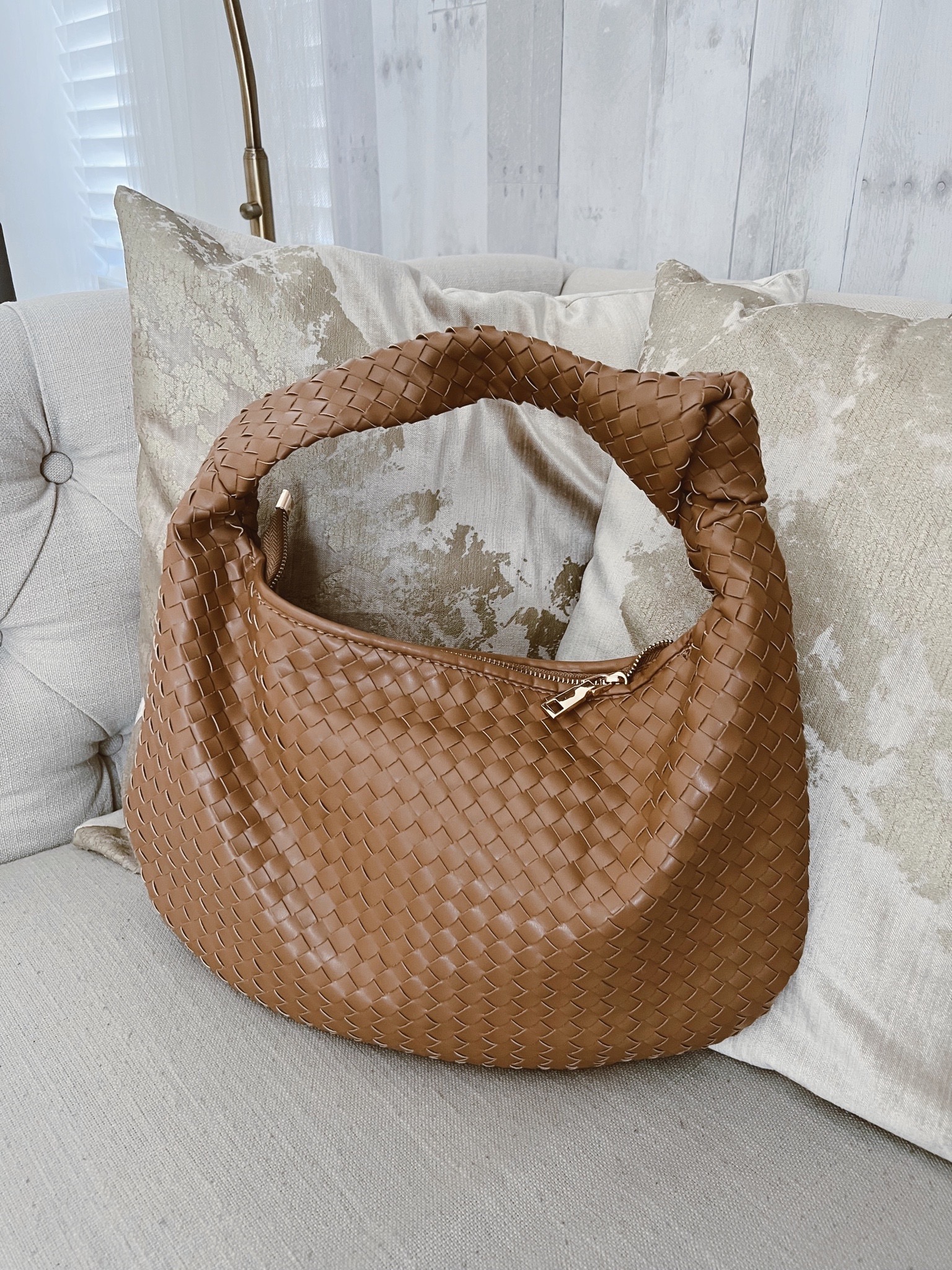 Woven Recycled Vegan Shoulder Bag