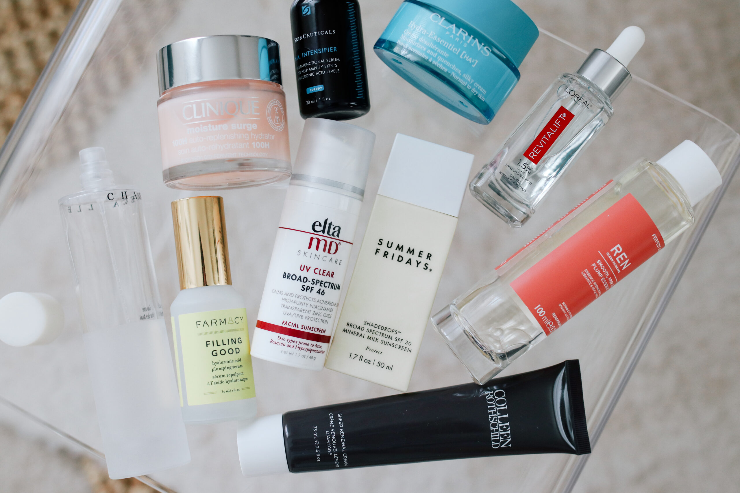 summer skincare products