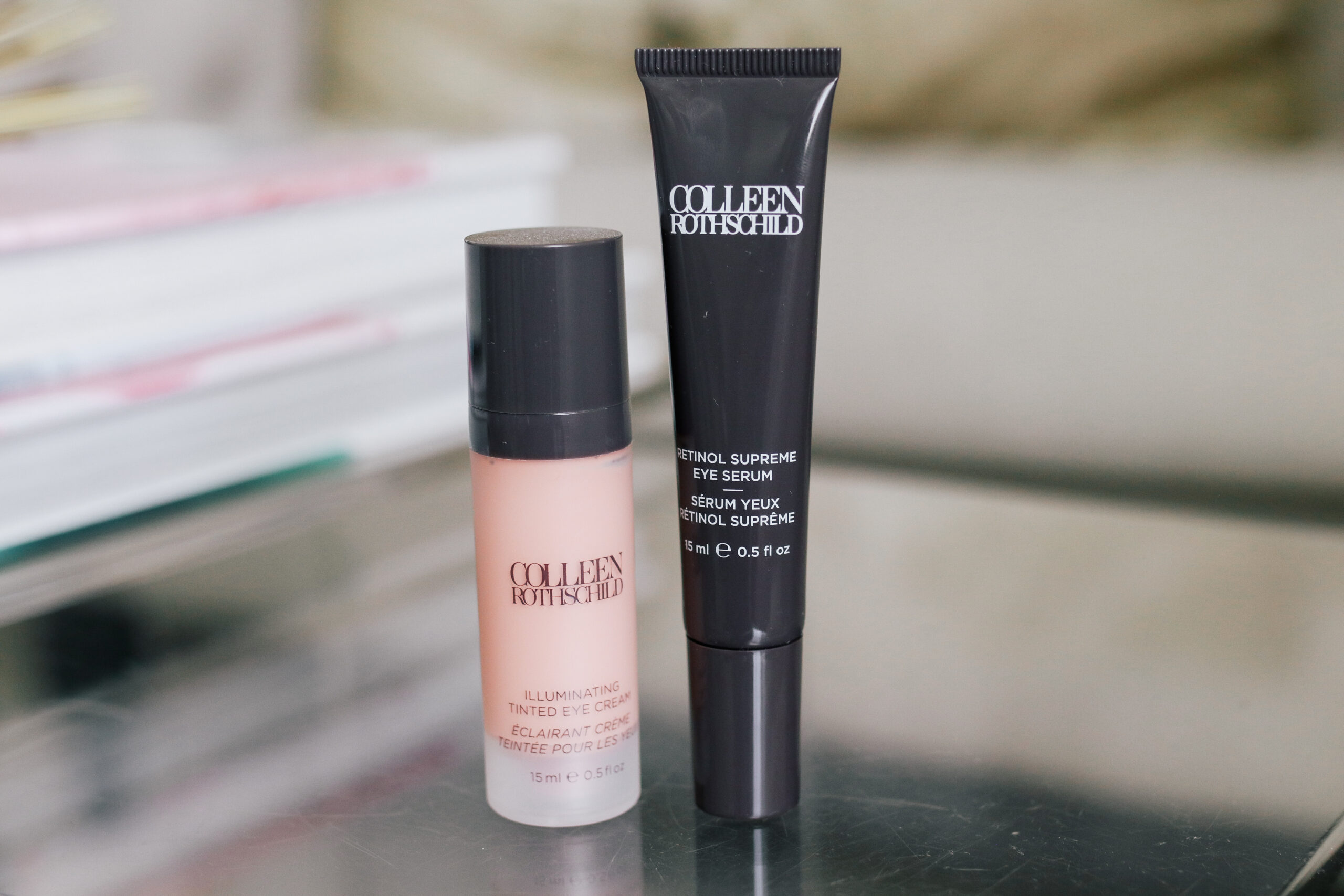 eye cream and eye serum