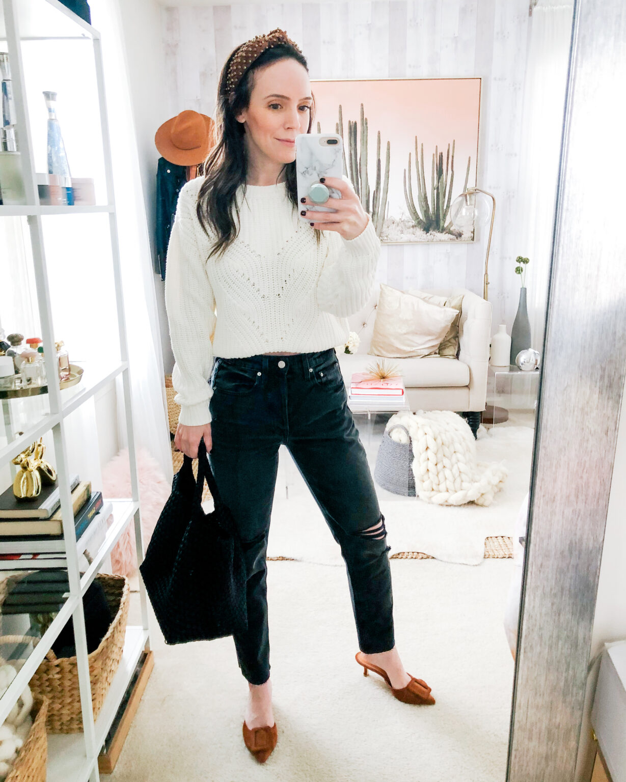 Sweater and jeans fall style