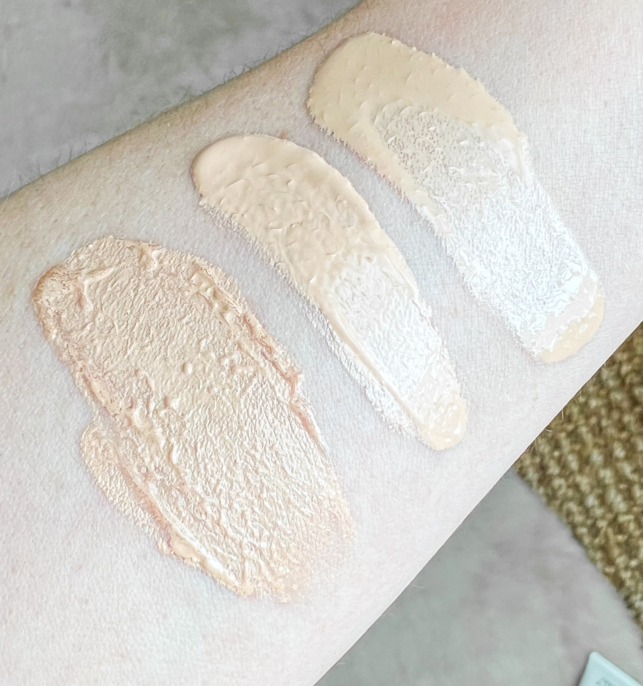 Hydrating Foundation Swatches