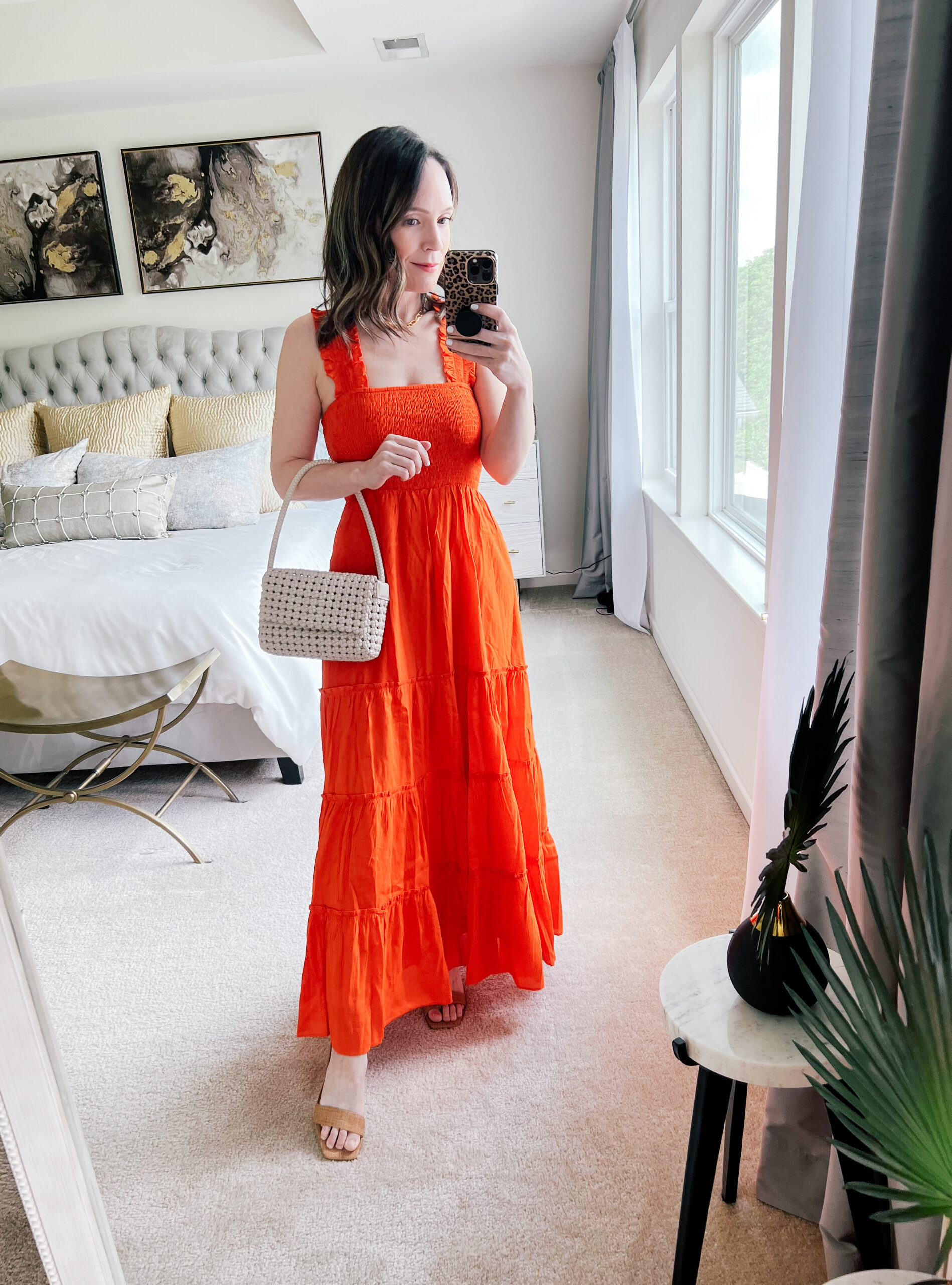 Lucy Paris maxi dress | July 2023 Outfit Details