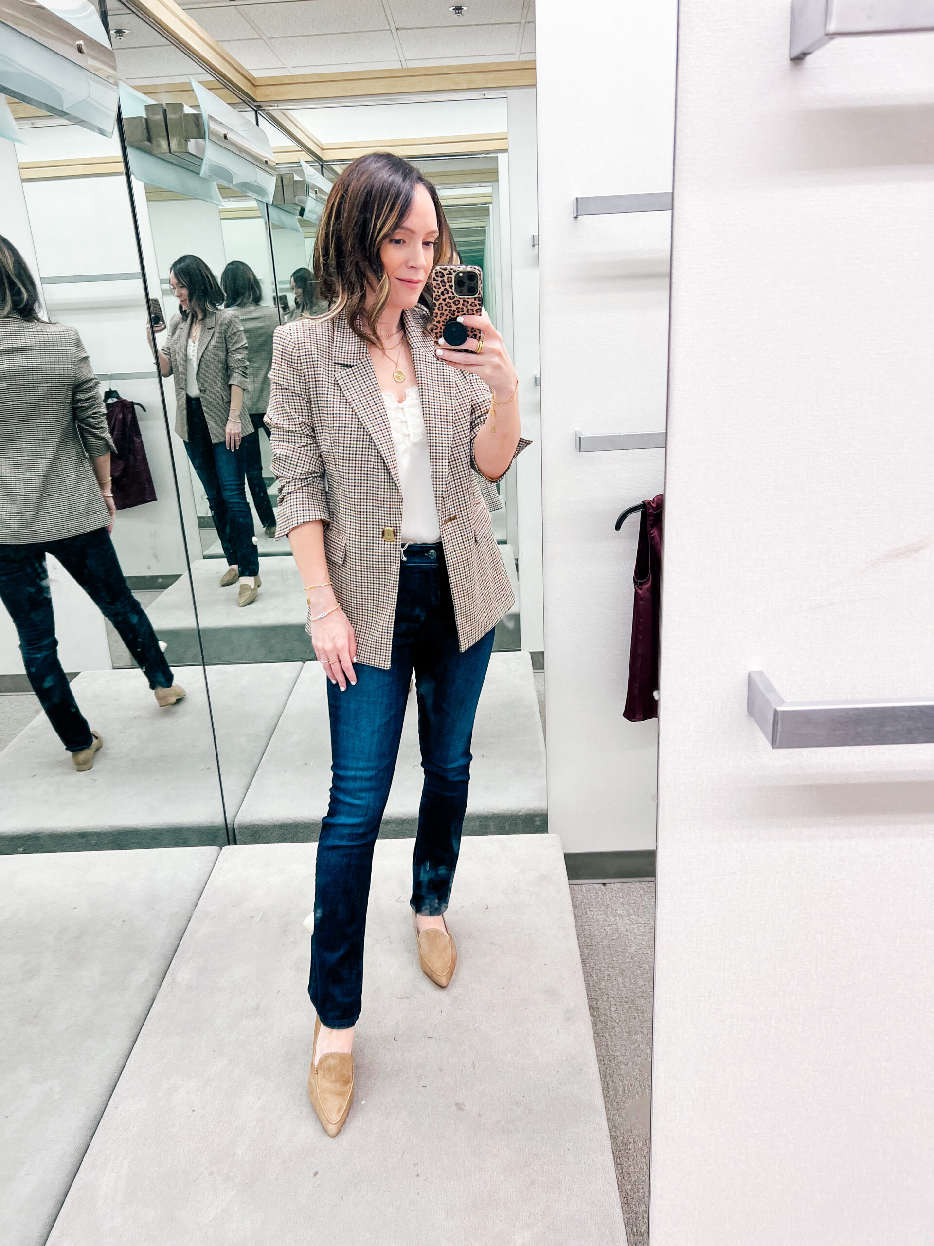 Halogen Check One-Button Blazer | Nordstrom Anniversary Sale 2023