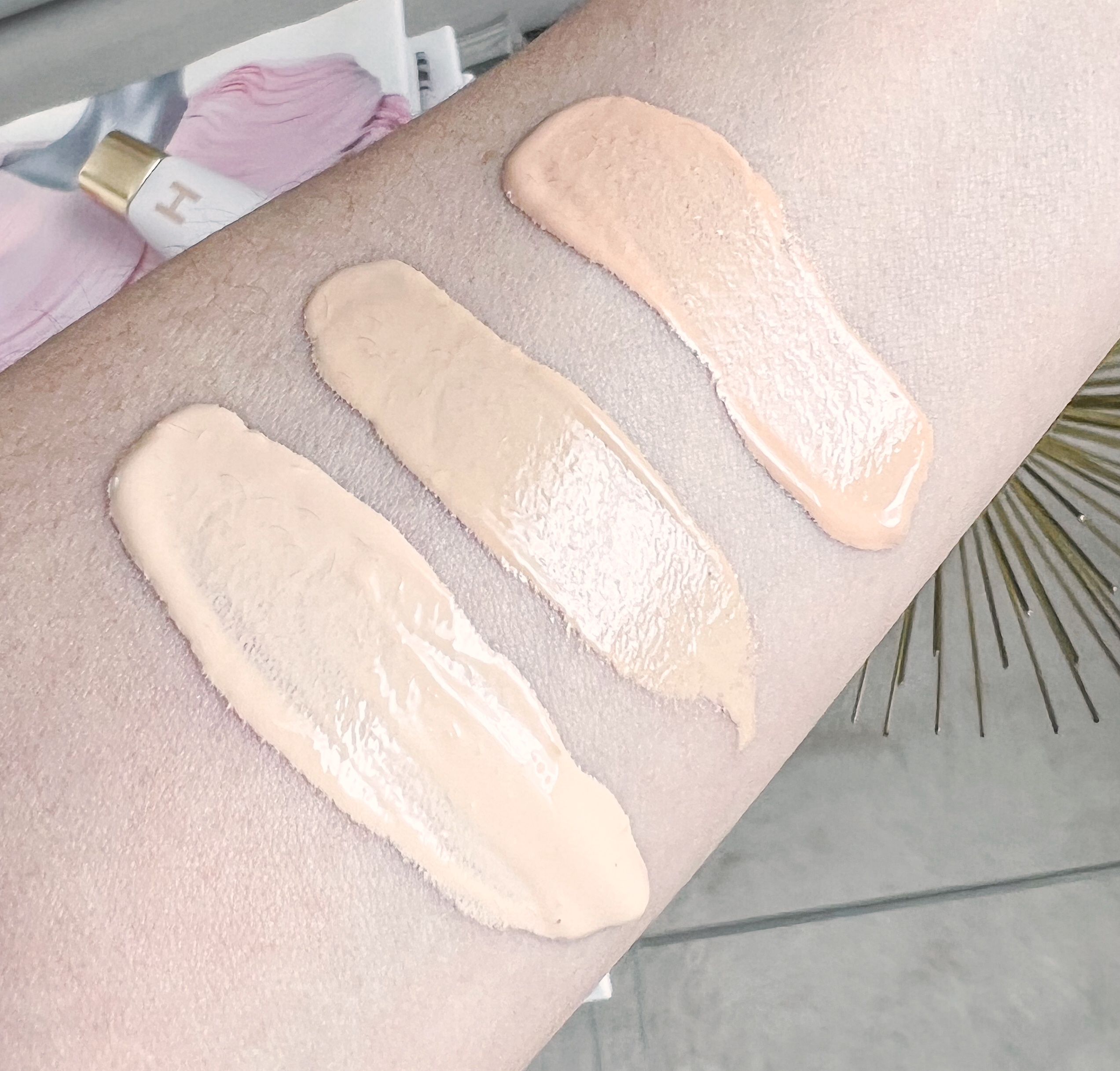 Hourglass Veil Hydrating Skin Tint Swatches