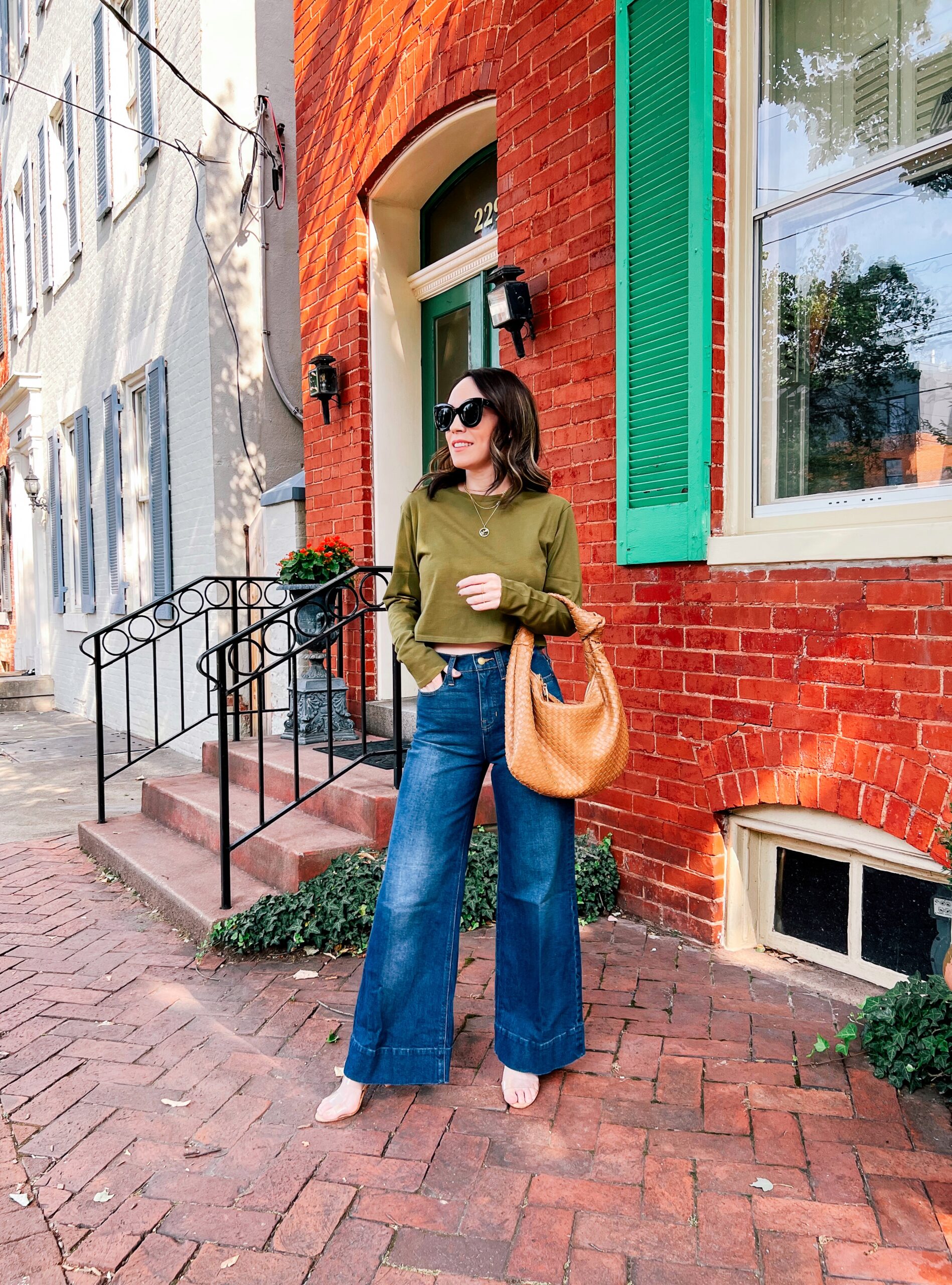 How to Style the Melie Bianco Brigitte Shoulder Bag - alittlebitetc