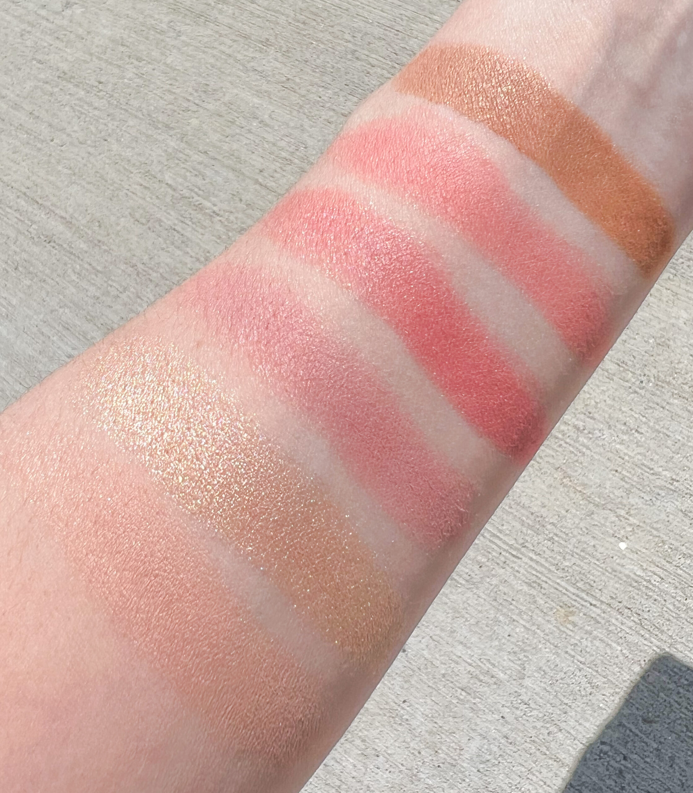 Hourglass Holiday Palettes swatches
