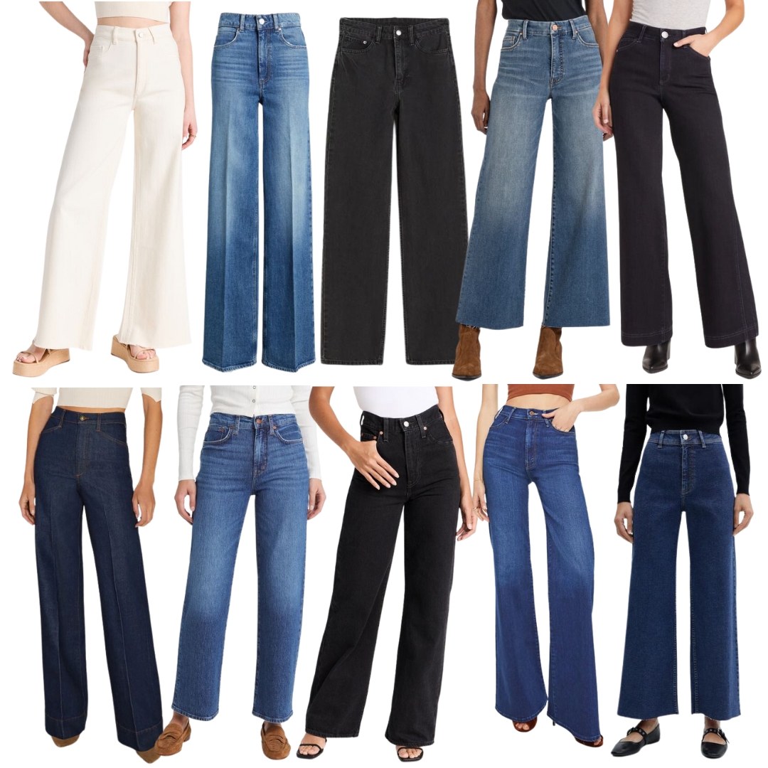 10 Wide Leg Jeans at All Price Points