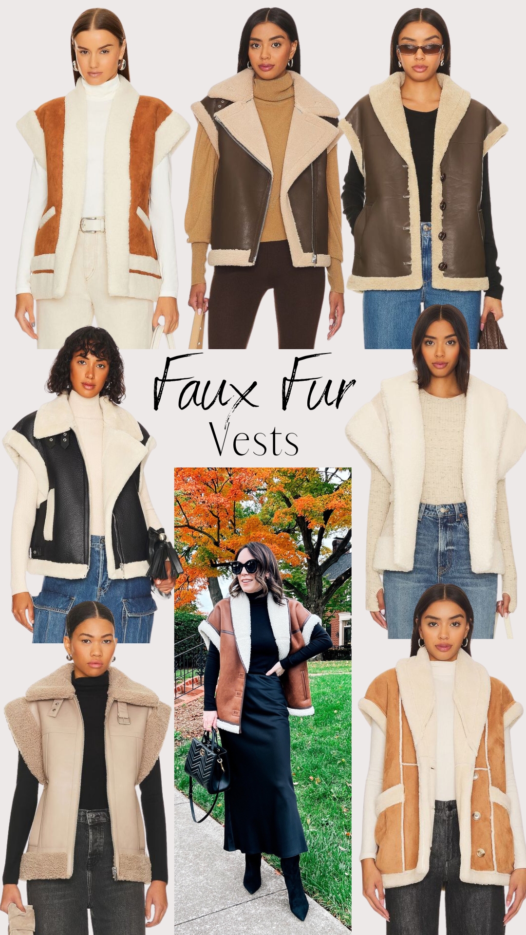 shop Faux Shearling Vests