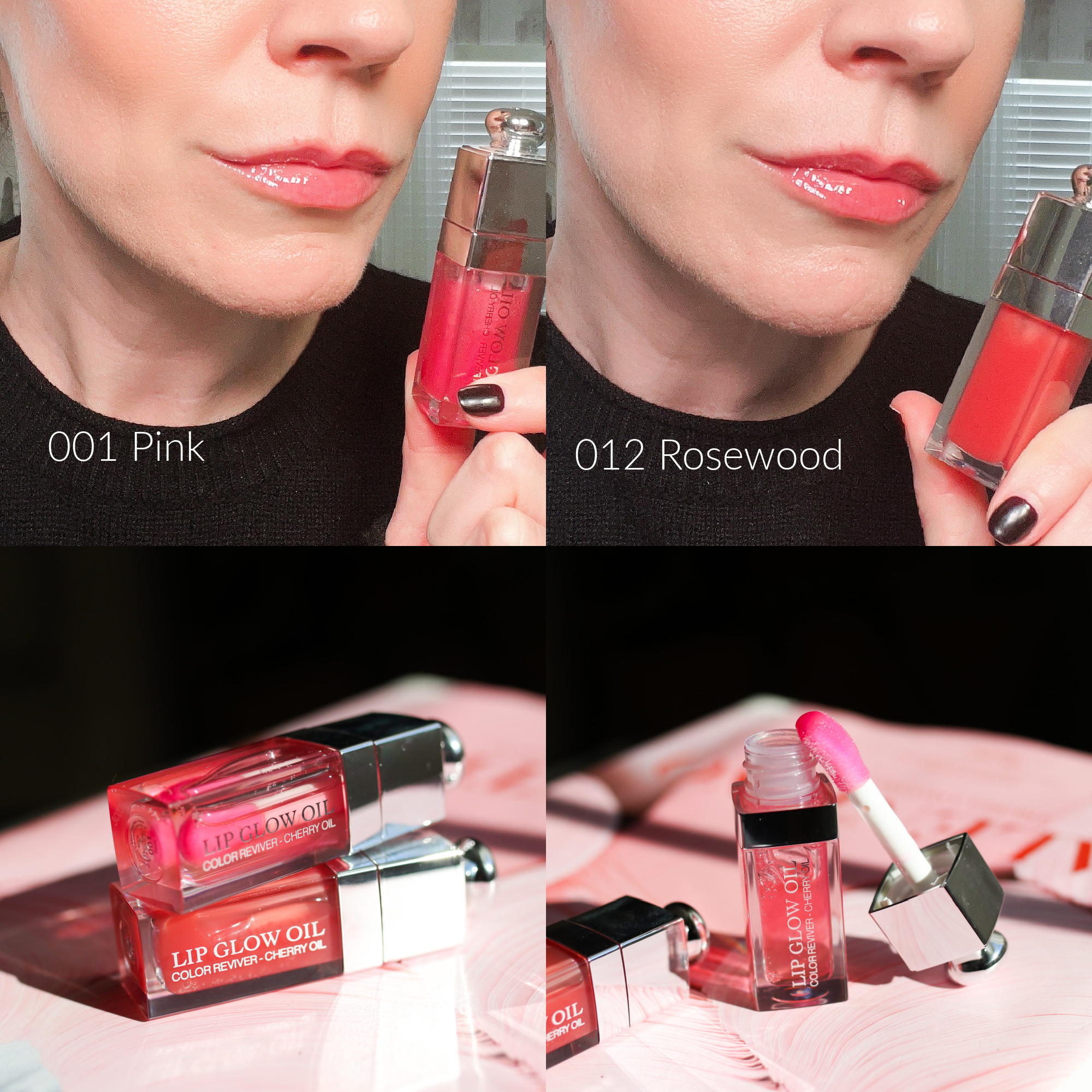 Dior Addict Lip Glow Oil Swatches