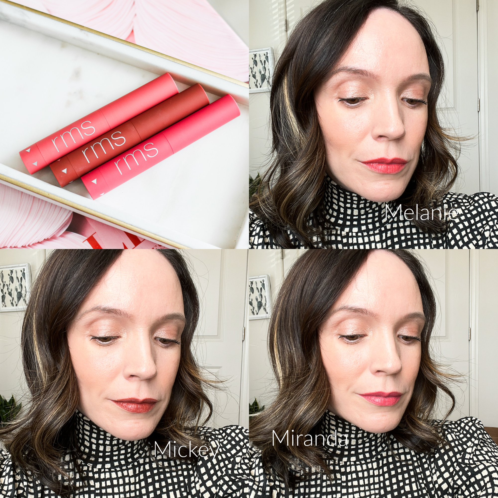 RMS Beauty Legendary Serum Lipsticks shades and swatches