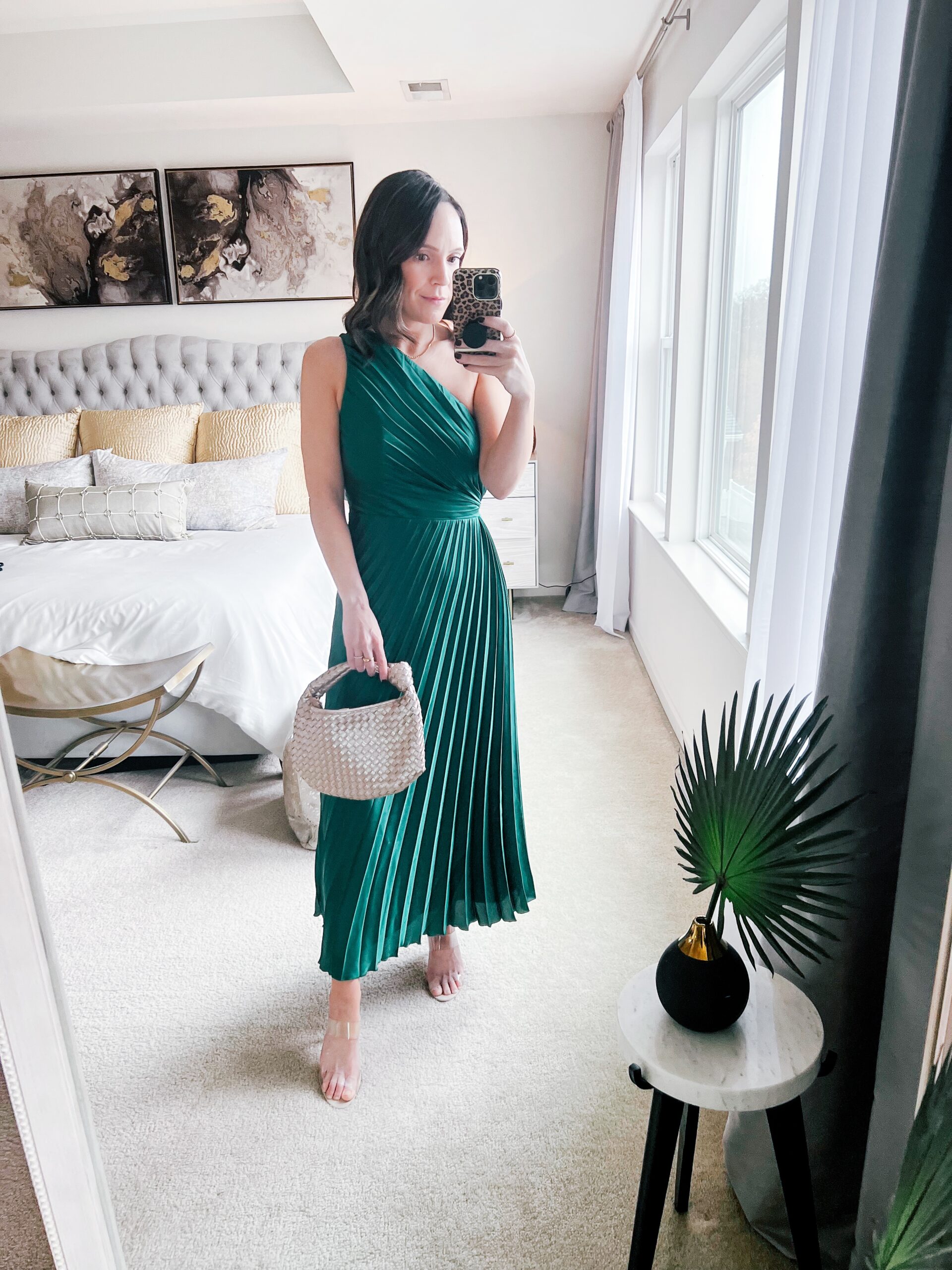 Abercrombie one shoulder dress