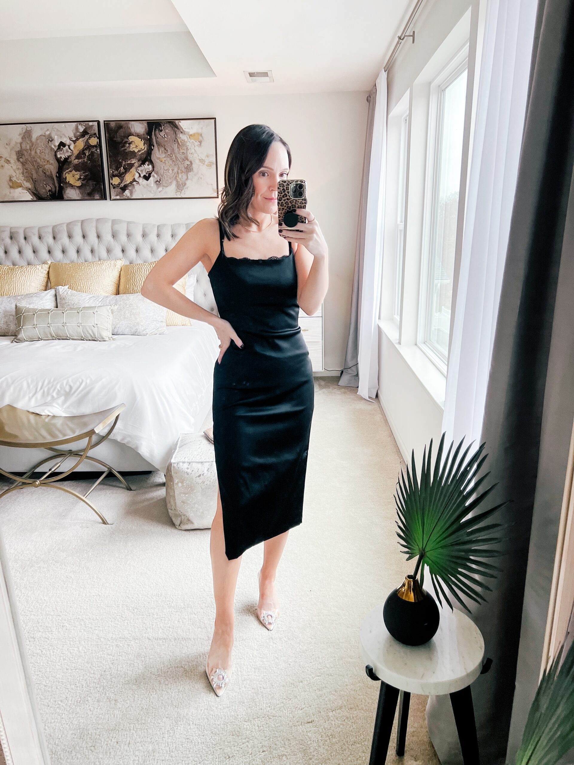 Abercrombie satin dress