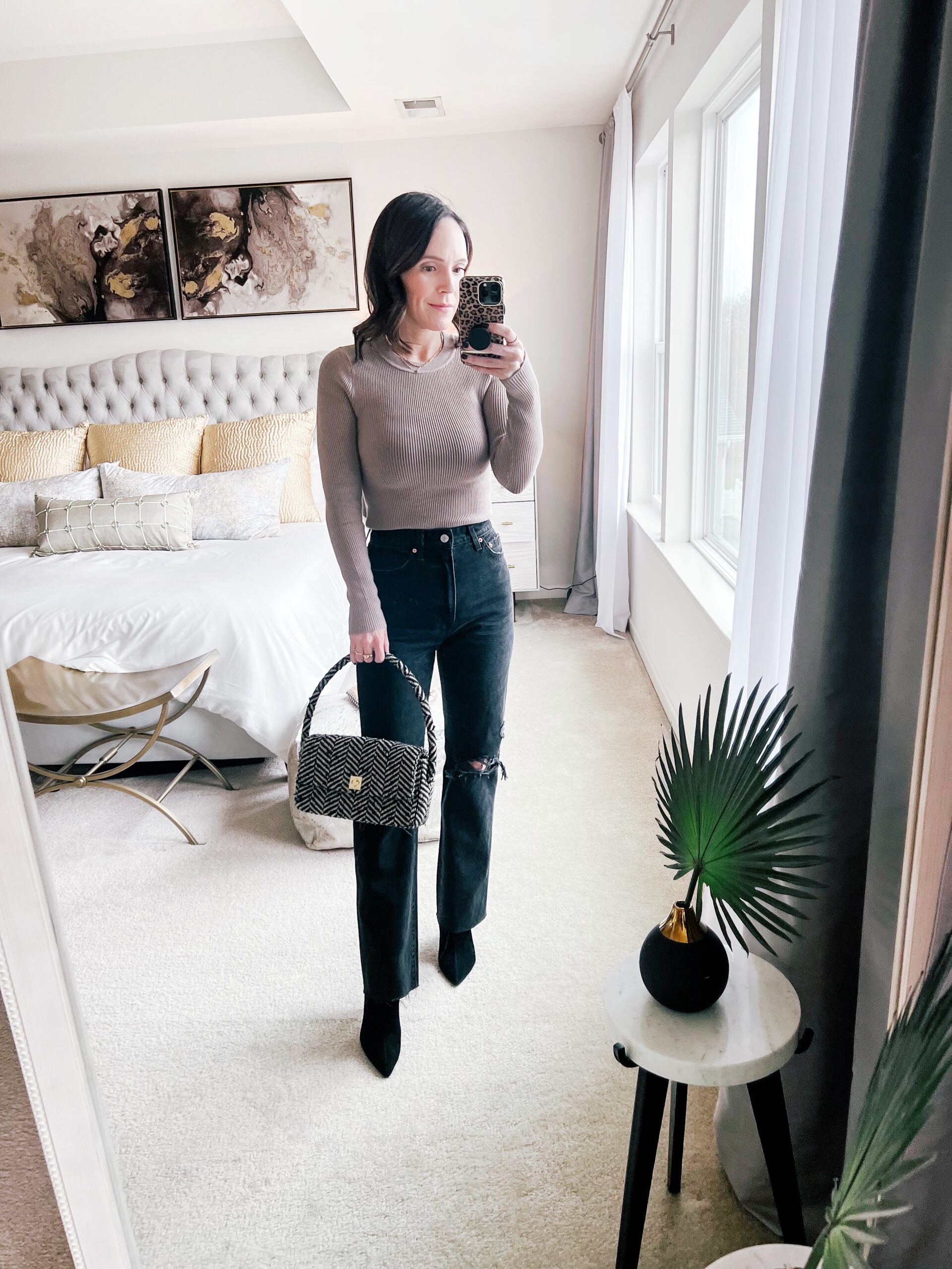 Sweater and jeans fall fashion | November 2023 Outfit Details