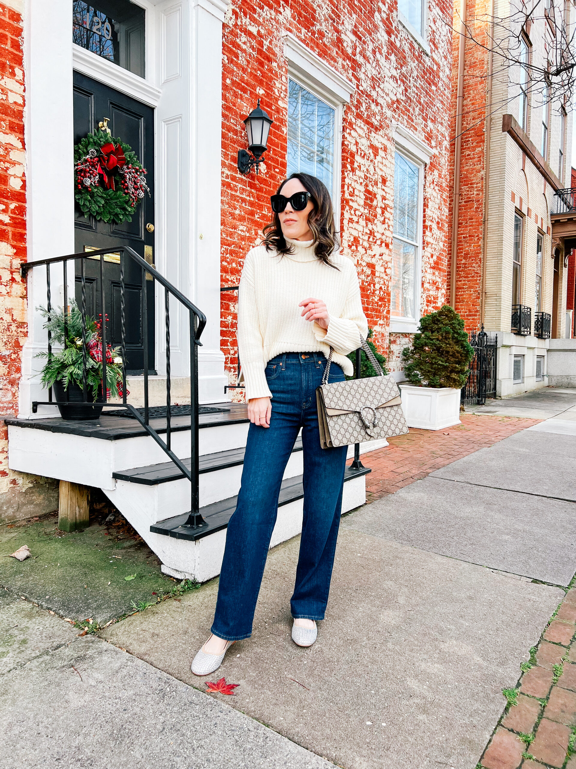 sweater and jeans outfit