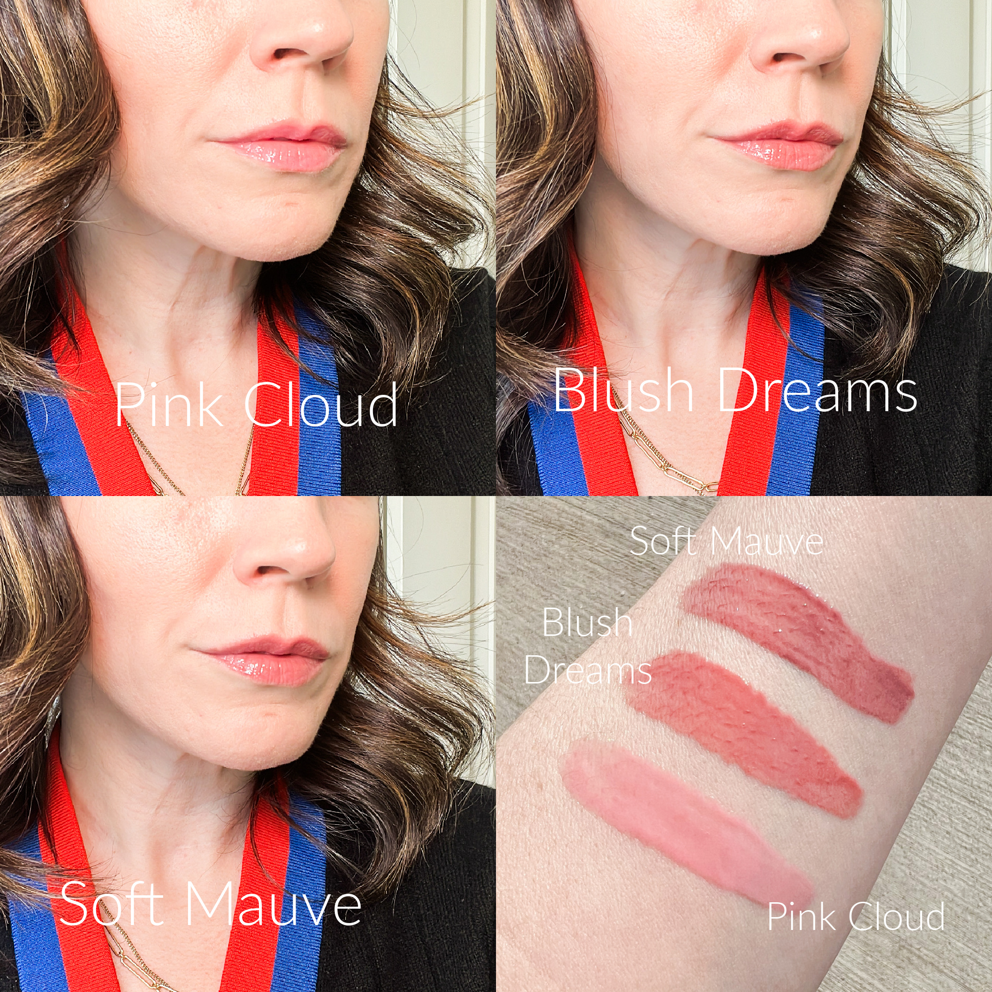 Summer Fridays Dream Lip Oil swatches