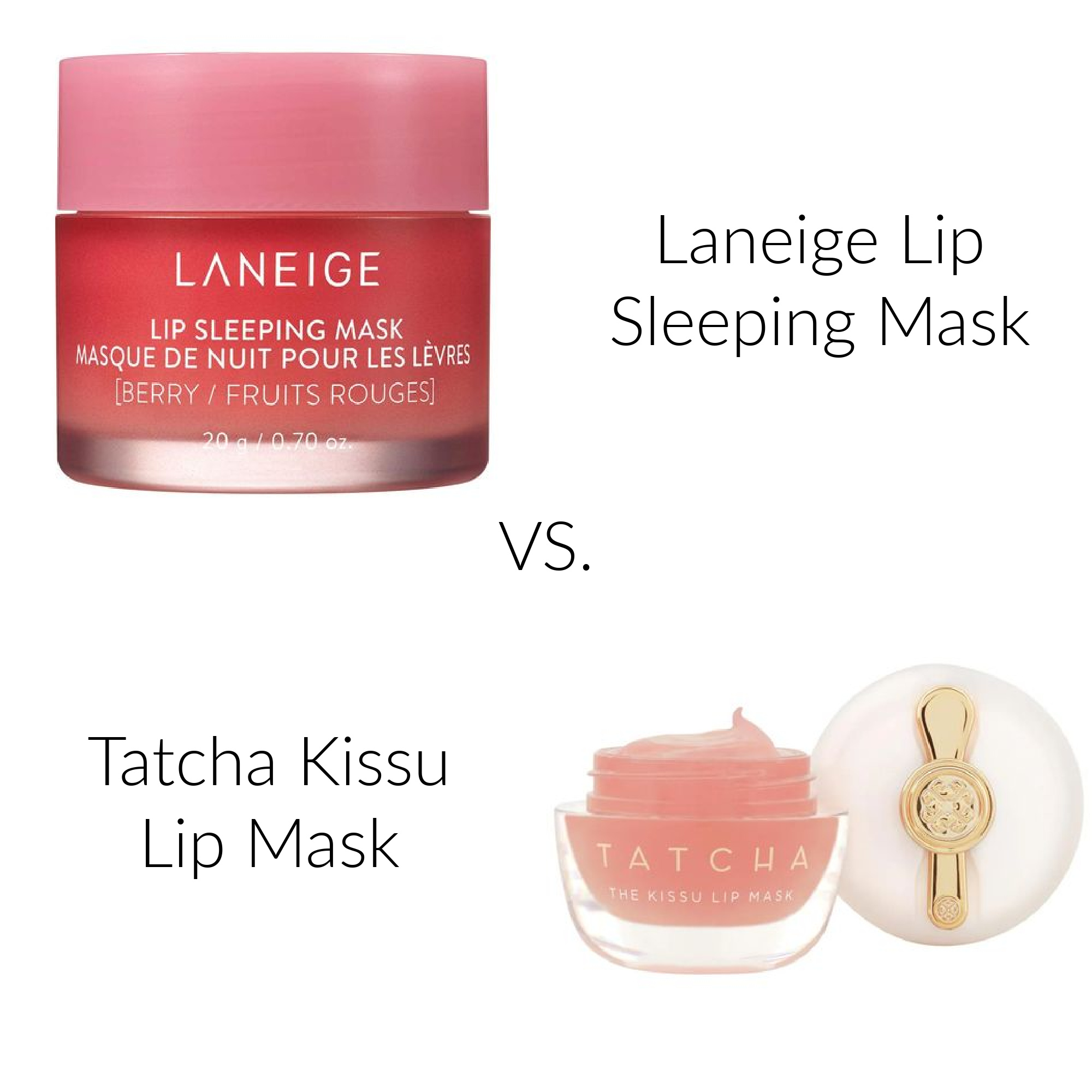 Tatcha Lip Mask vs Laneige Lip Mask