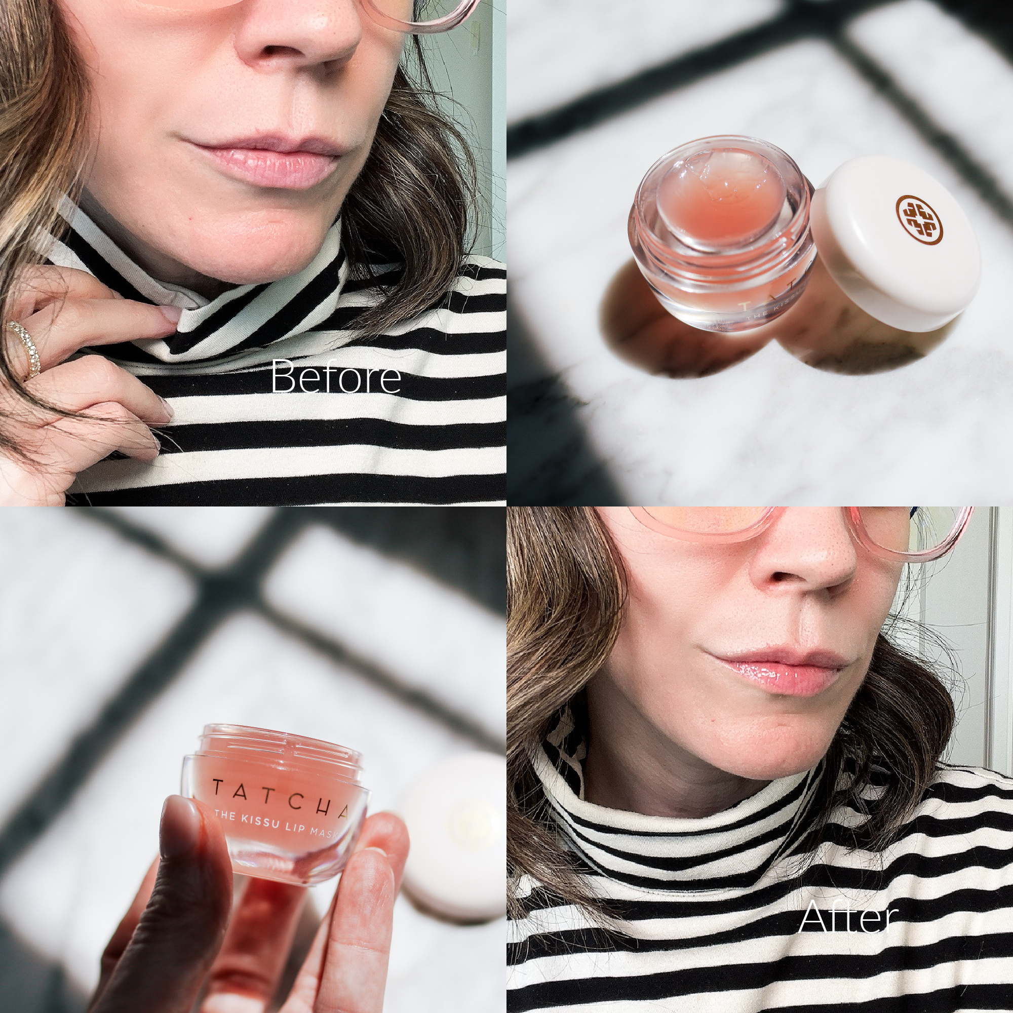 Tatcha Lip Mask Before and After