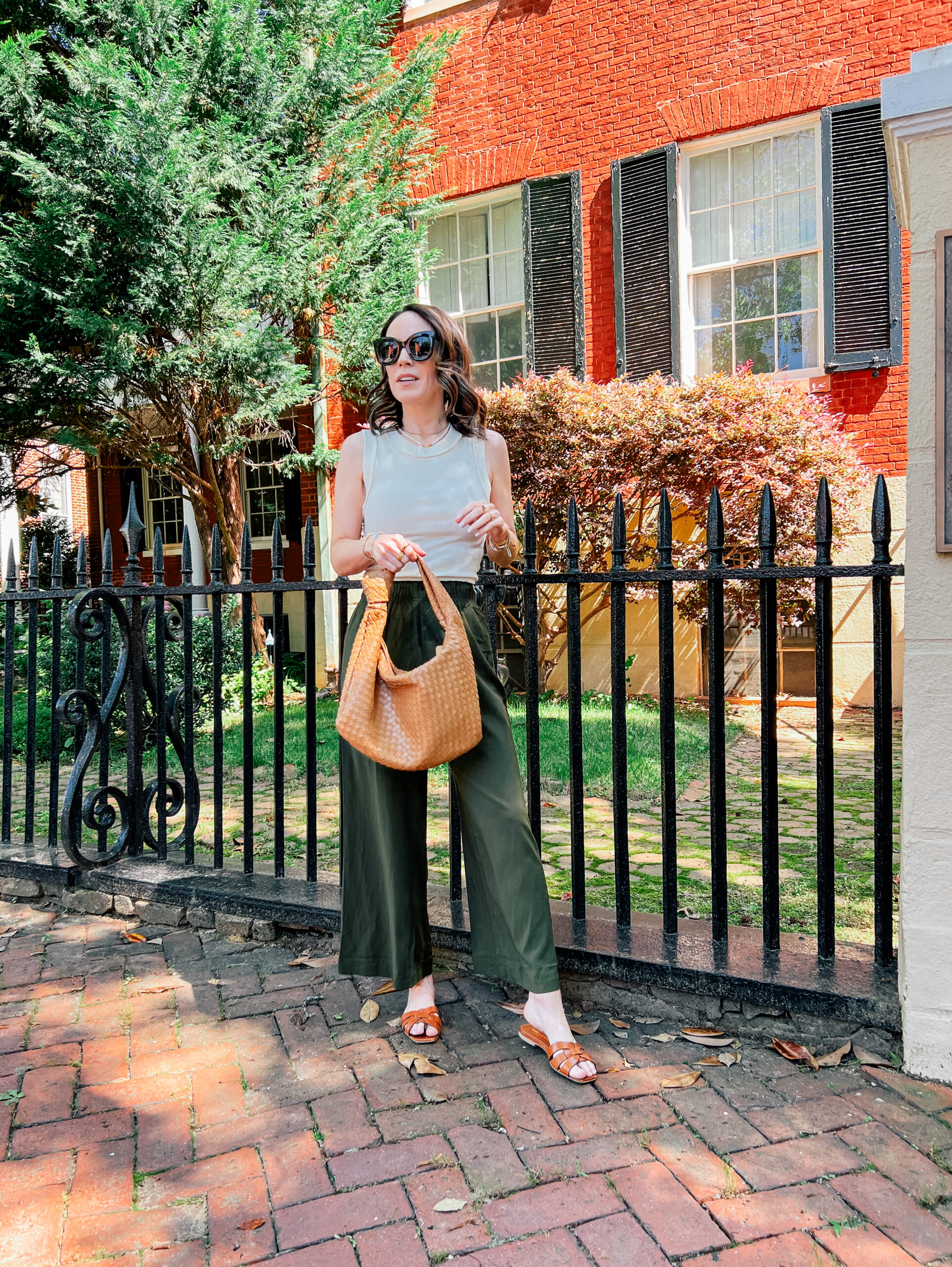 Wide Leg Pants and a Tank
