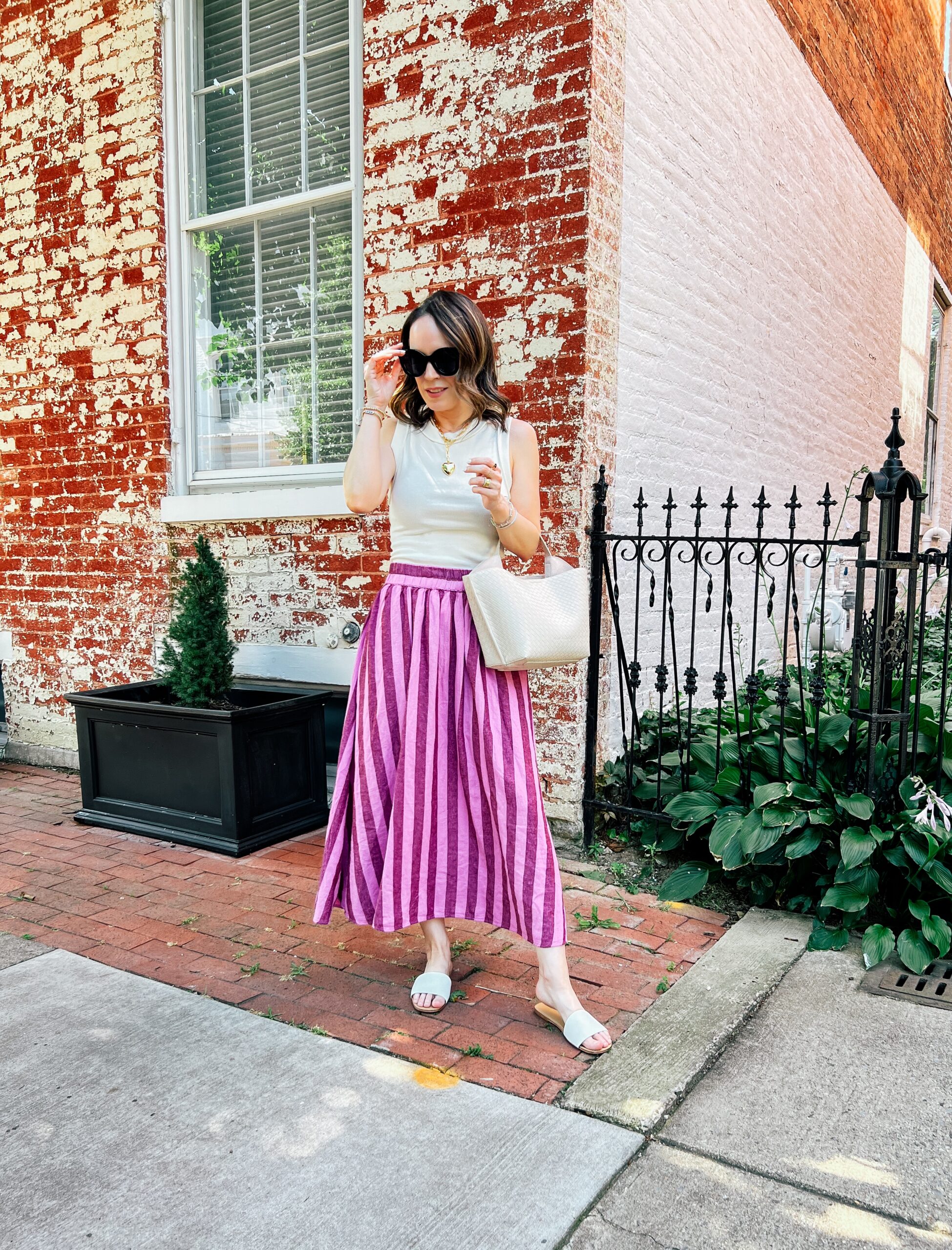 Maxi Skirt Summer Outfit Ideas