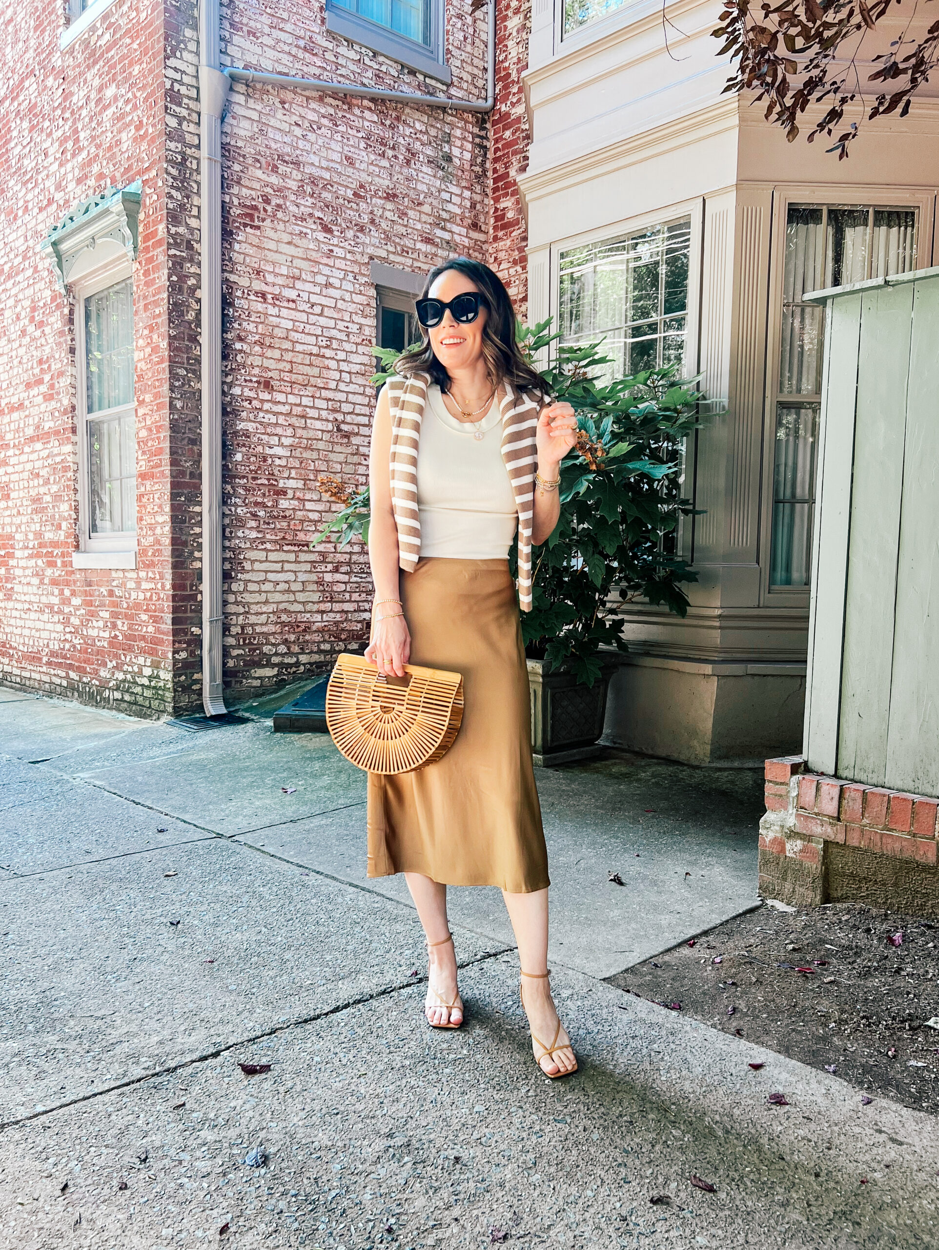 Tank + Slip Skirt Summer Outfit Ideas
