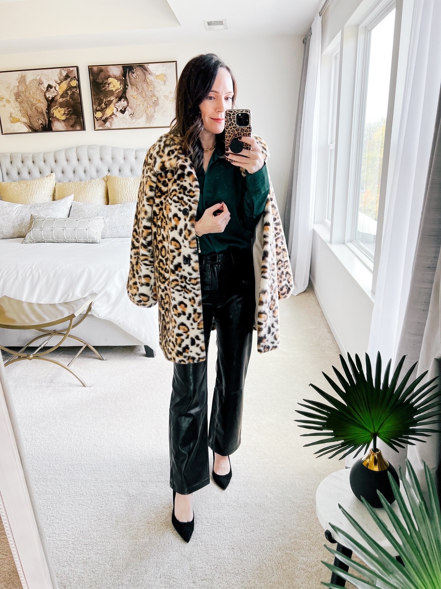 Leopard Print coat