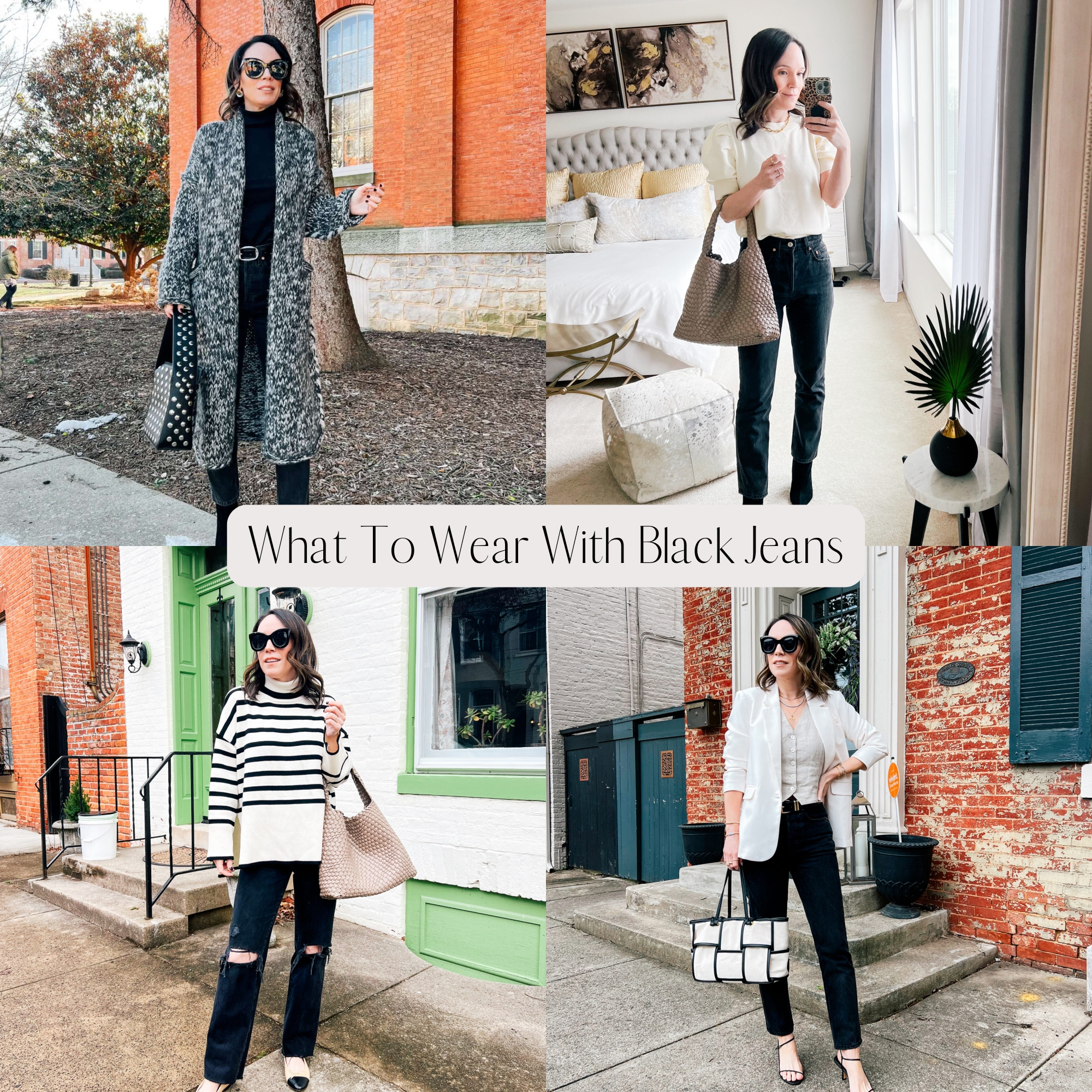 What To Wear With Black Jeans by A Little Bit etc