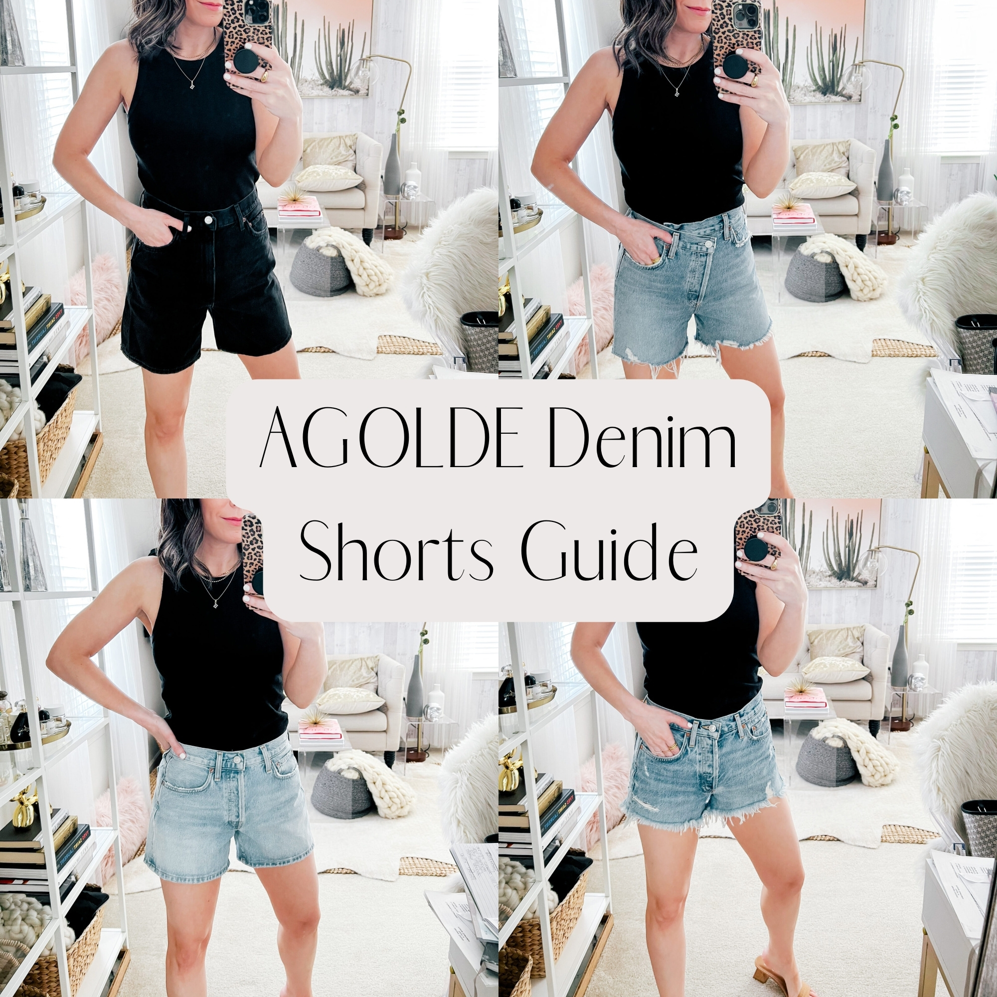 Agolde Denim Shorts guide