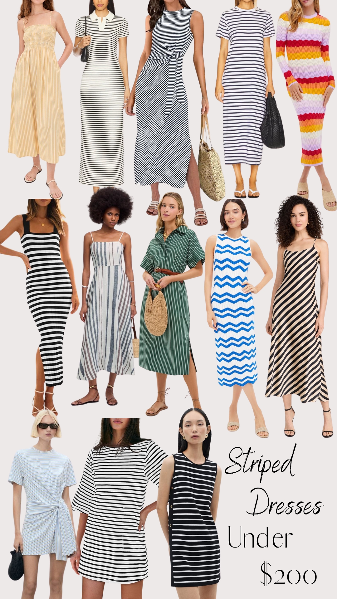 Striped Dresses Under $200
