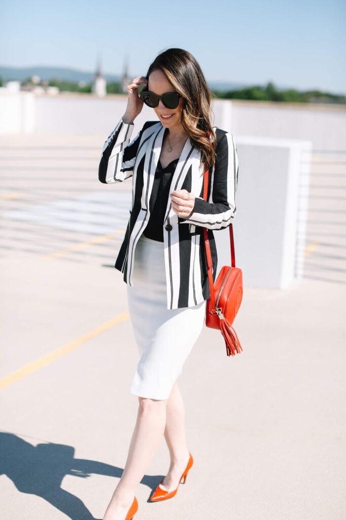 White Pencil Skirt main image 0