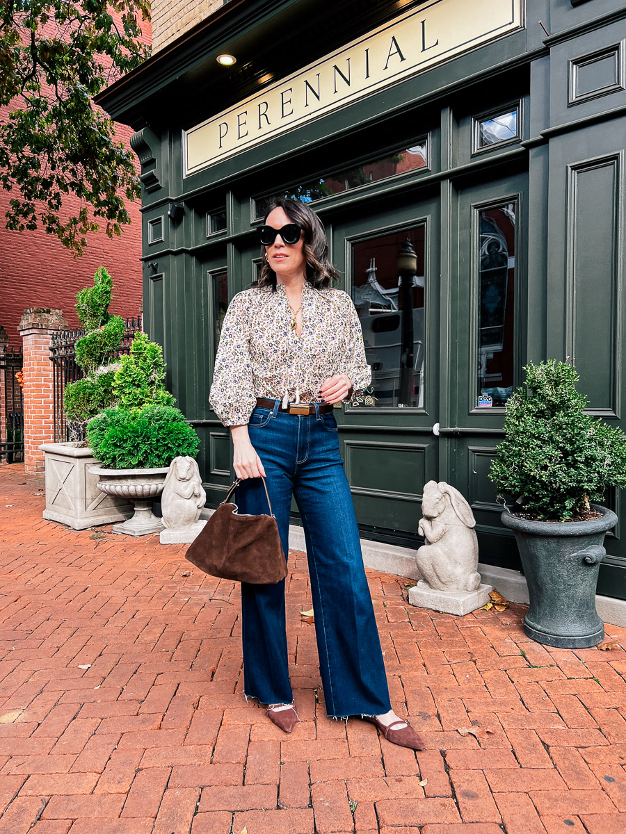 Cleobella blouse with jeans Cleobella blouse with jeans